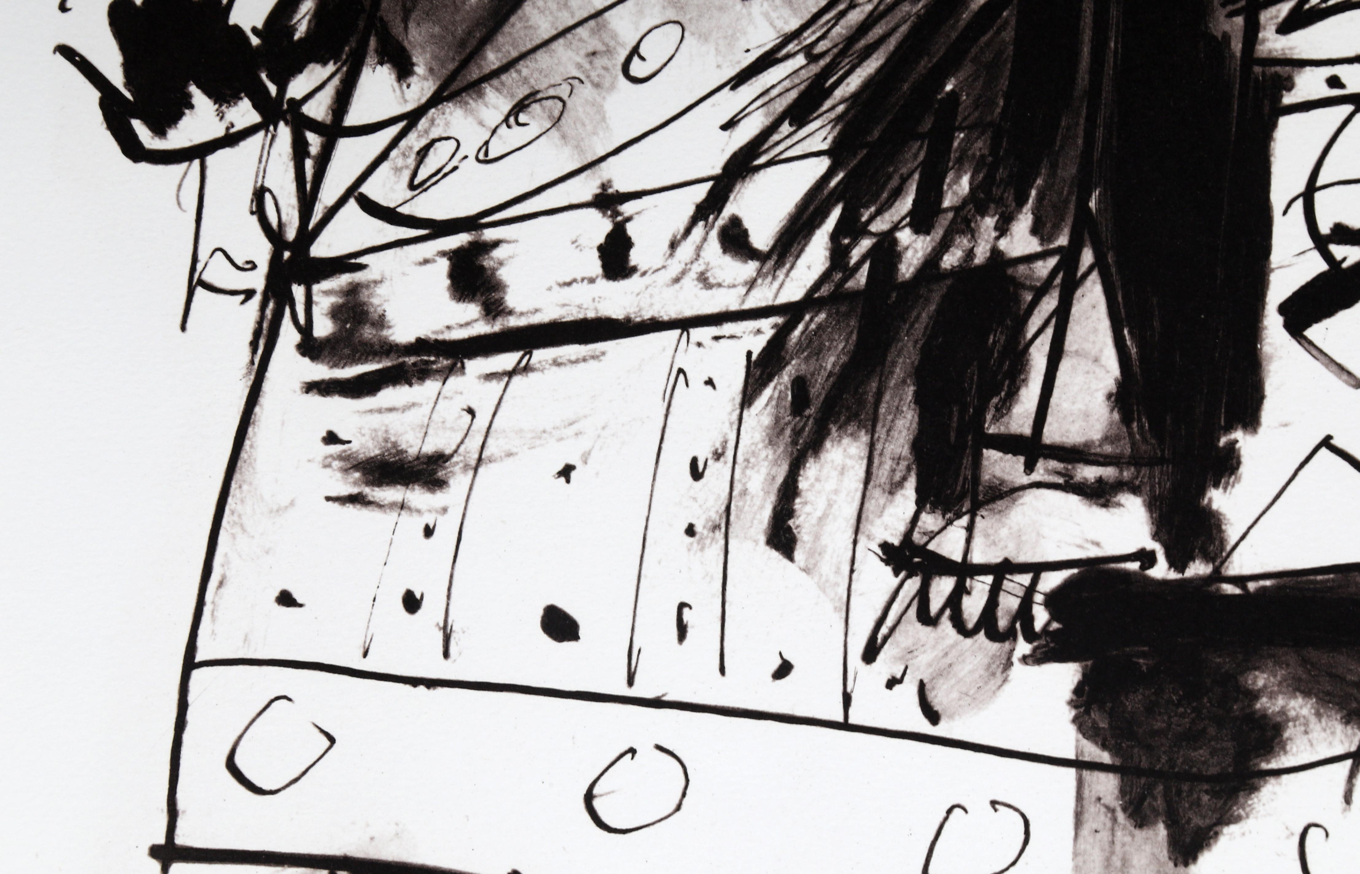 Cavalier en Armure, lithographie cubiste d'après Pablo Picasso en vente 2