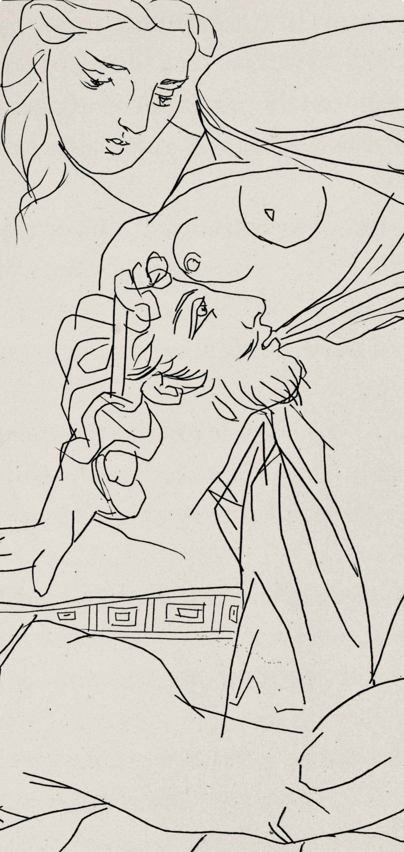Cinésias et Myrrhine (Bloch 267-272; Cramer 24), Lysistrata, Pablo Picasso For Sale 1