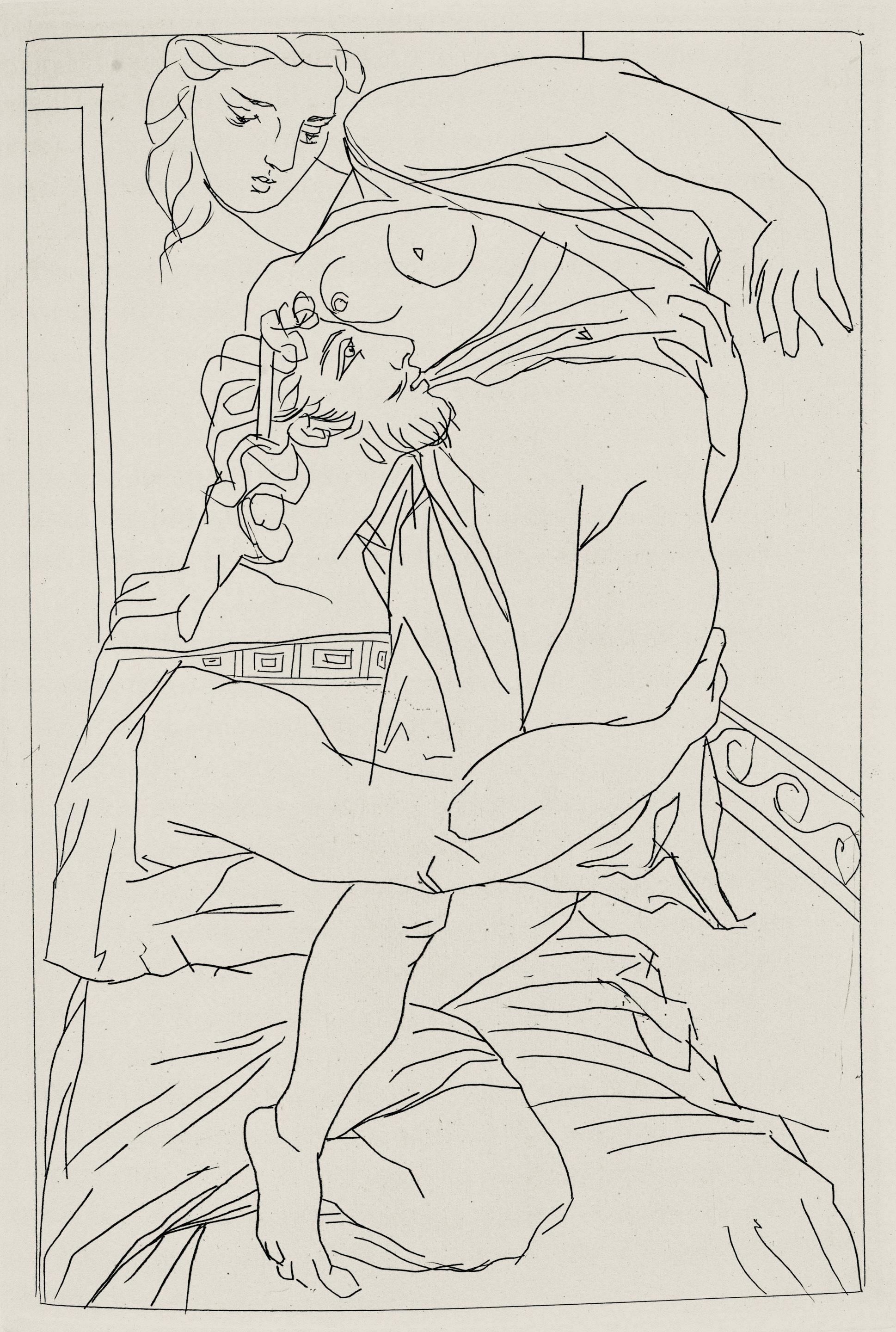 Cinésias et Myrrhine (Bloch 267-272; Cramer 24), Lisístrata, Pablo Picasso