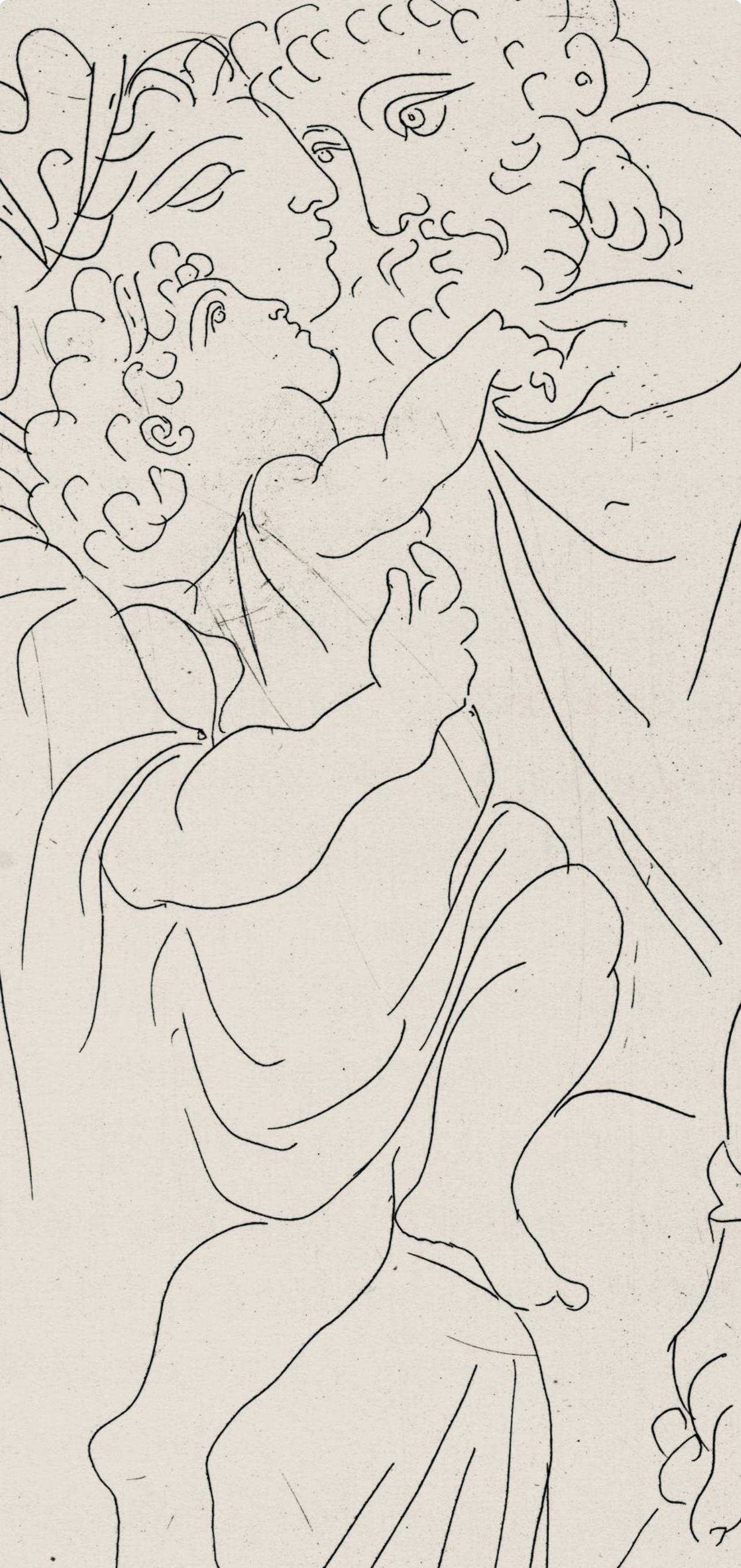 Cinésias et sa famille (Bloch 267-272; Cramer 24), Lysistrata, Pablo Picasso For Sale 1