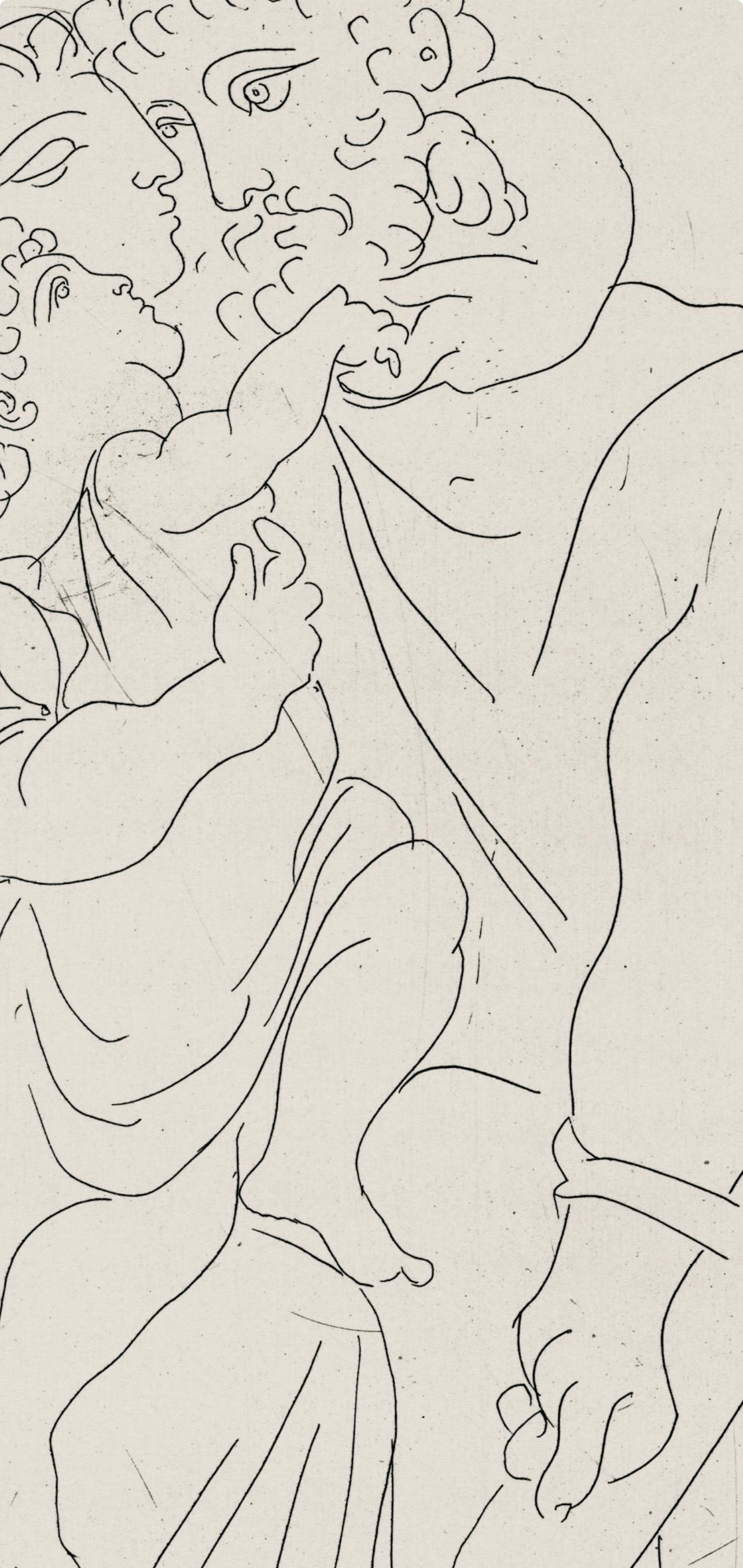Cinésias et sa famille (Bloch 267-272; Cramer 24), Lysistrata, Pablo Picasso For Sale 2