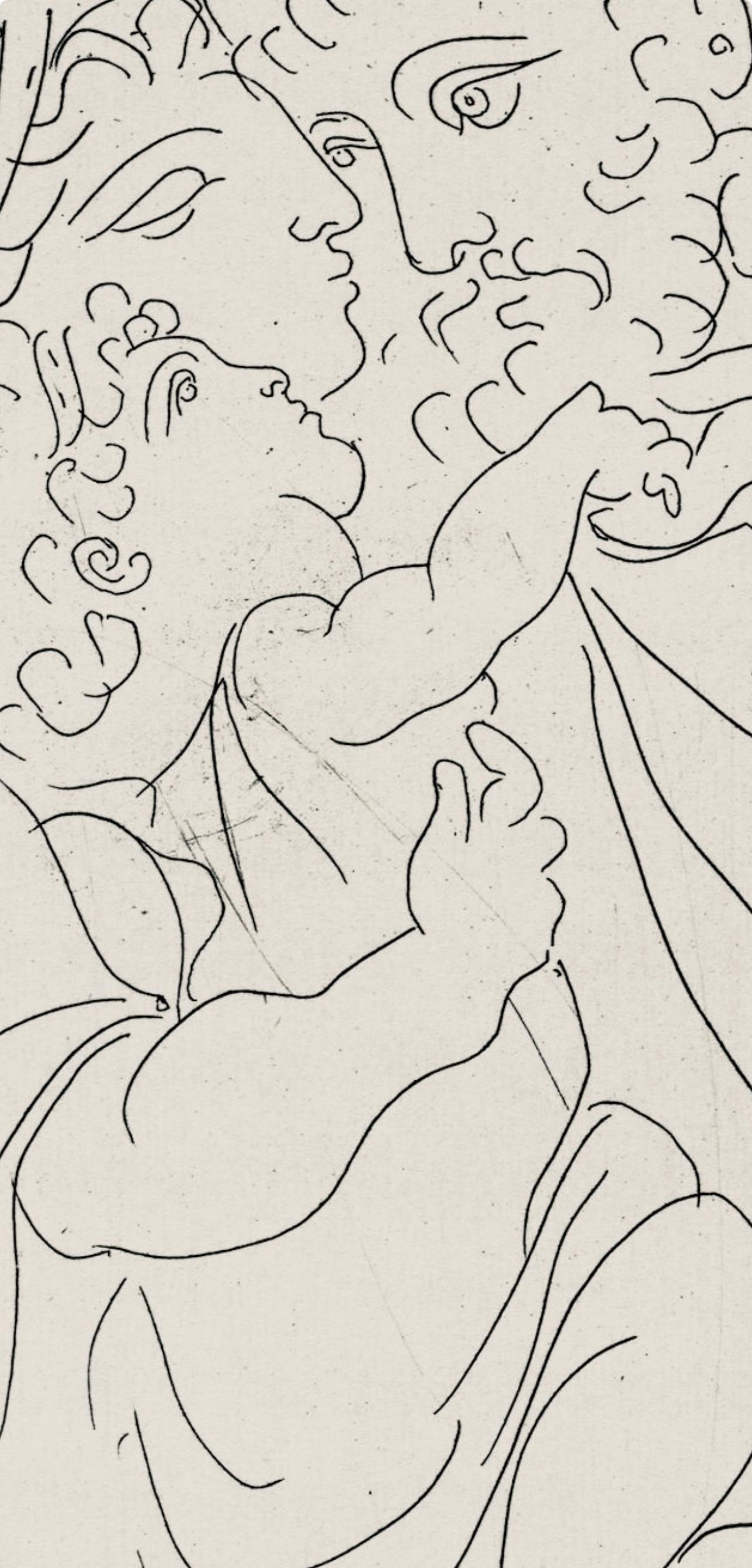 Cinésias et sa famille (Bloch 267-272; Cramer 24), Lysistrata, Pablo Picasso For Sale 5