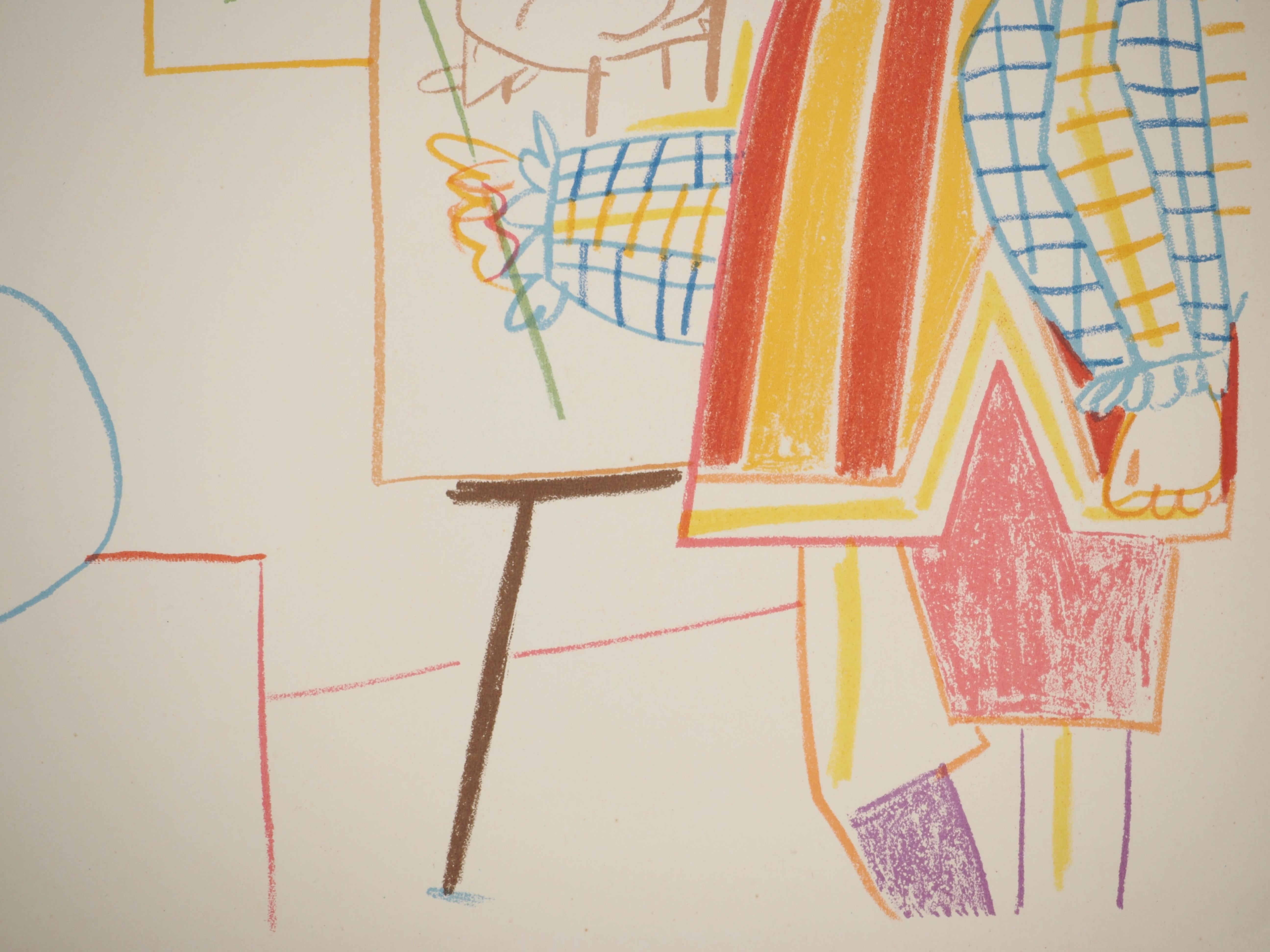 Comédie Humaine : The King's Muse - Lithograph (Mourlot) 1
