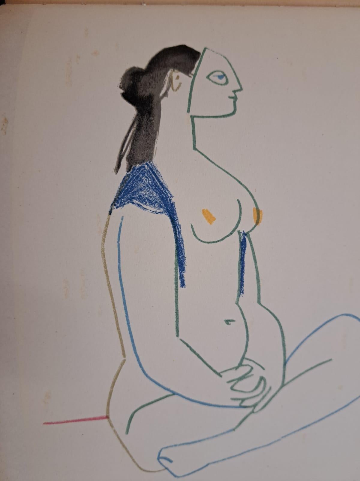Comédie Humaine : La Musa del Rey - Litografía (Mourlot) en venta 2