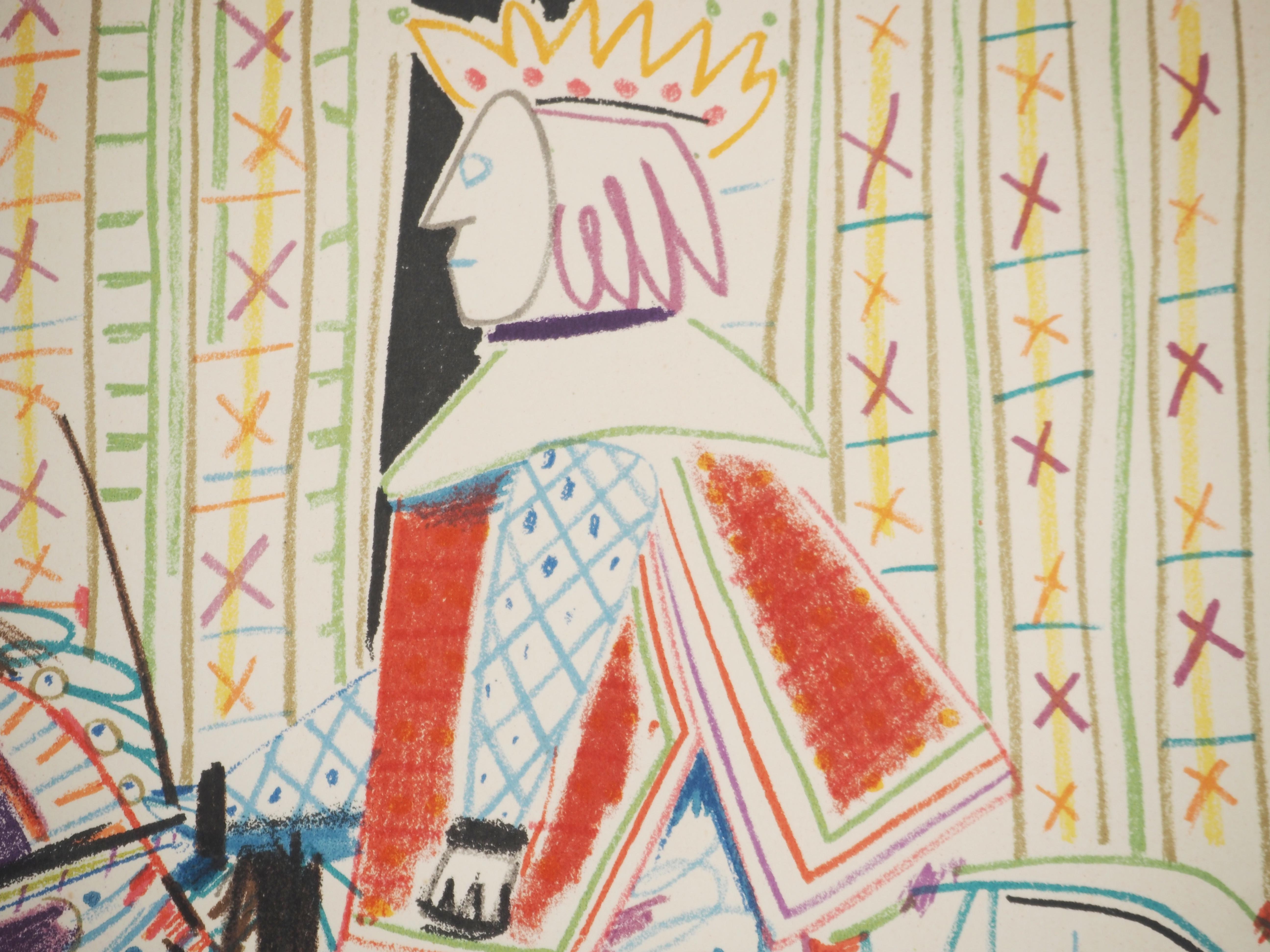 Comédie Humaine : The Knight and the Lady - Original Lithograph (Mourlot) 3