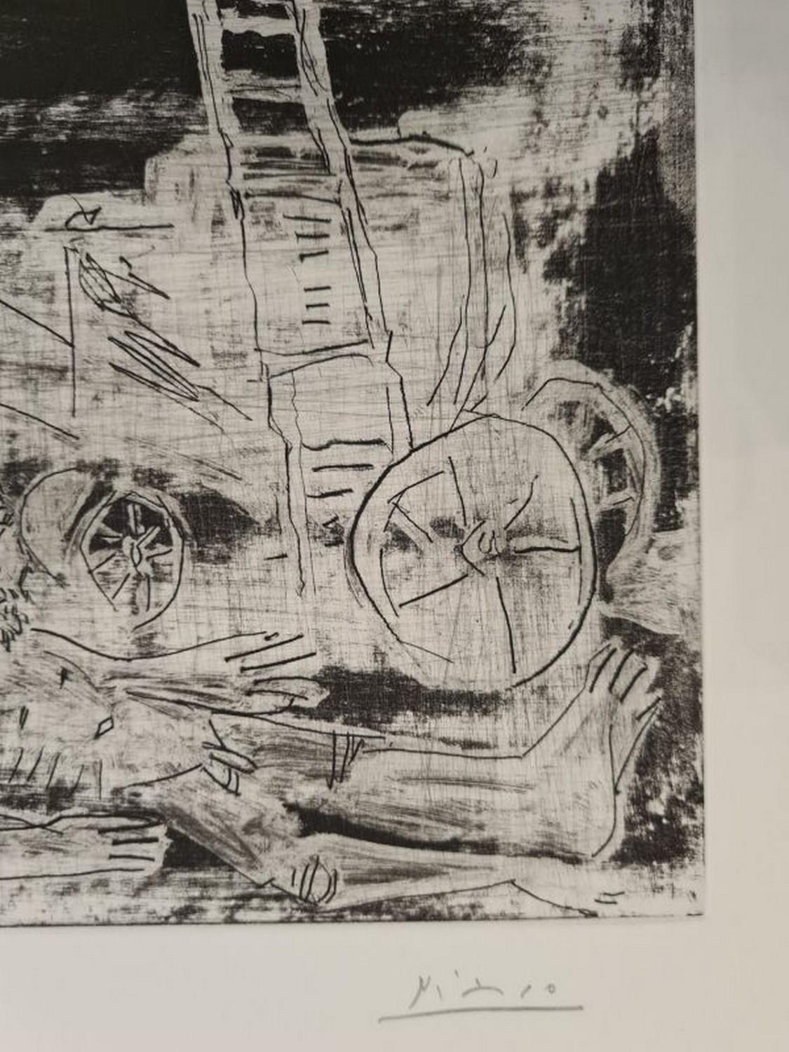 Complications after abduction - Print by Pablo Picasso