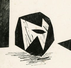 Composition au verre a pied (Composition with stemmed glass)