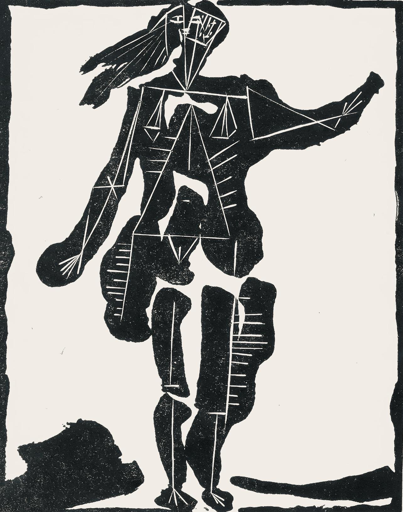 Composition (Cramer 36; Bloch 360; Horodisch A6), Non Vouloir, Pablo Picasso For Sale 1