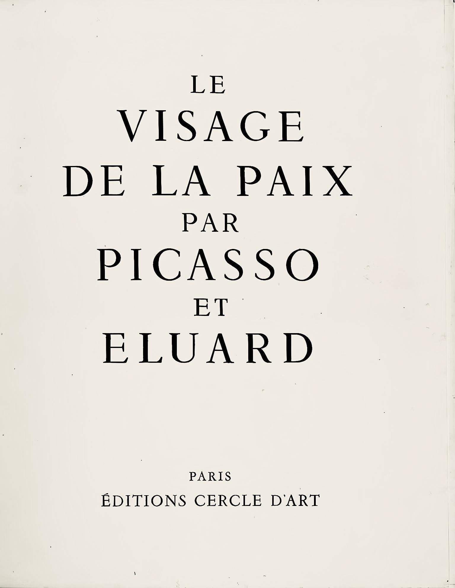Lithograph on vélin pur fil Johannot paper. Inscription: Unsigned and unnumbered, as issued. Good condition. Notes: From the album, Le Visage de la Paix par Picasso et Éluard, 1951. Published by Éditions Cercle d'Art, Paris; printed by Mourlot