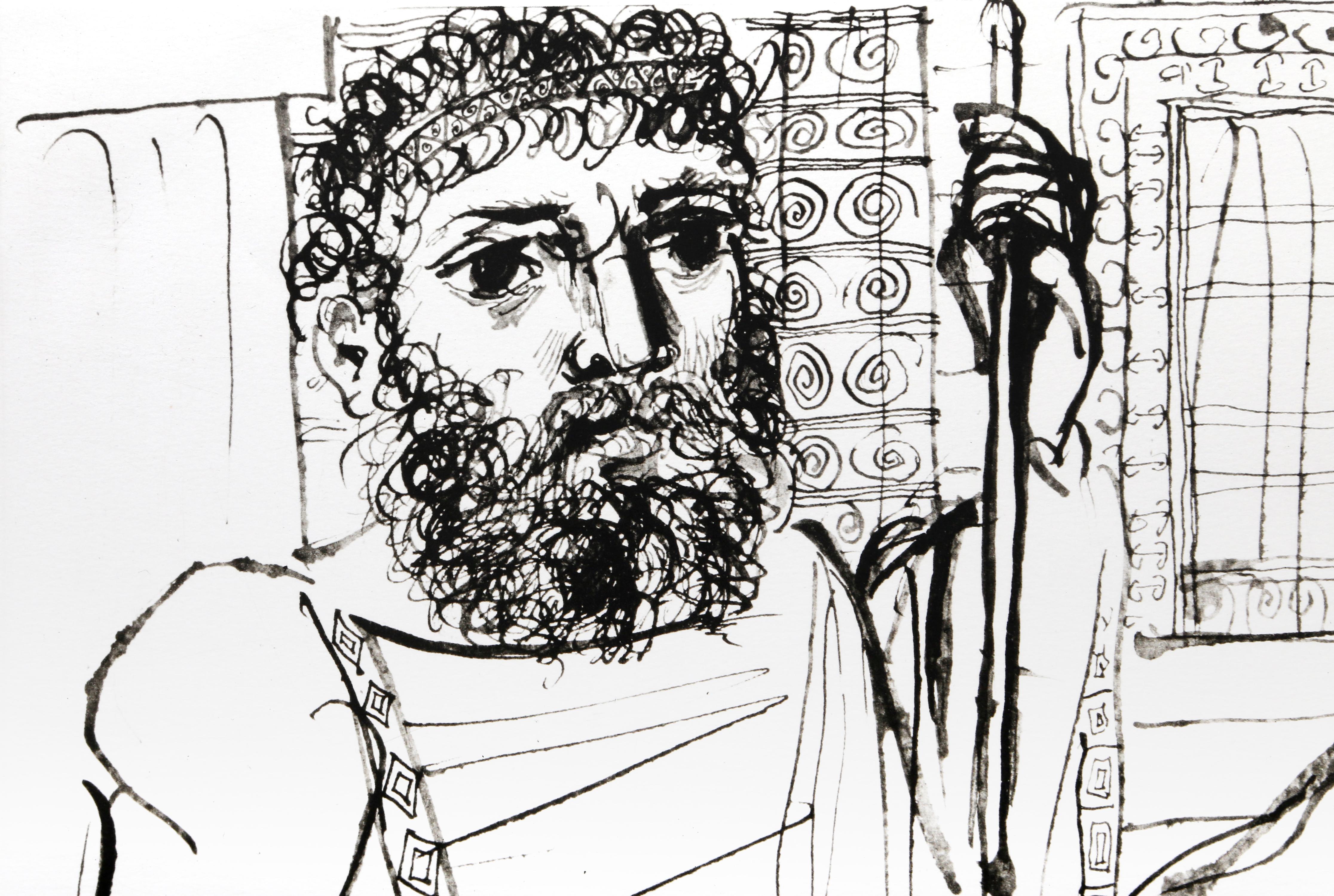 Composition cubiste d'après Pablo Picasso en vente 1