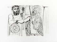 Composition, Cubist Lithograph after Pablo Picasso