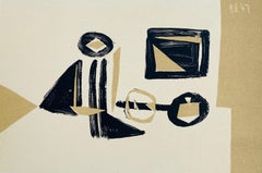 Composition Du 8 Aout 1947; (Composition from August 8th, 1947), a Lithograph