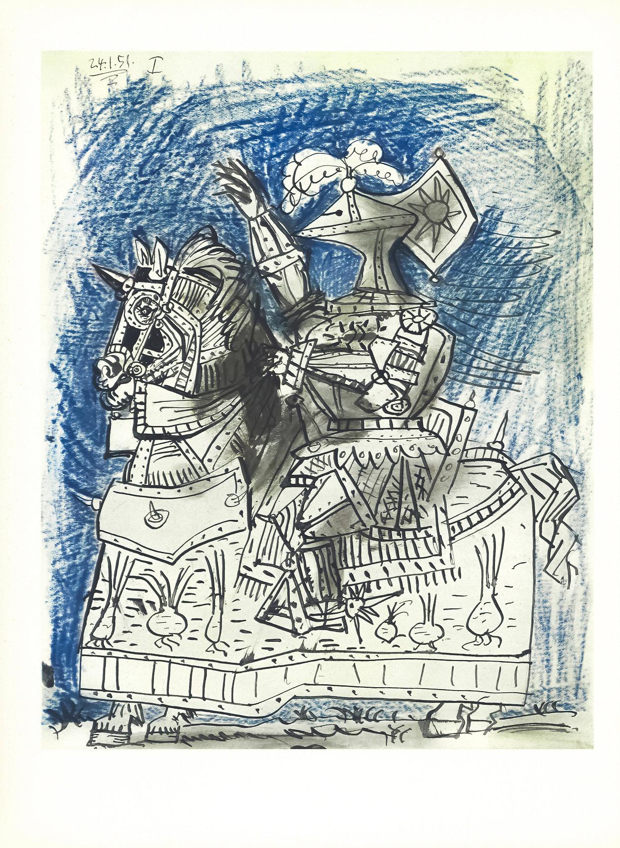 Lithograph on vélin des Papeteries du Marais paper. Paper Size: 14 x 10.25 inches. Inscription: Unsigned and unnumbered, as issued. Notes: From the album, Verve: Revue Artistique et Littéraire, Vol. VII, N° 25-26, 1951. Published by Éditions de la