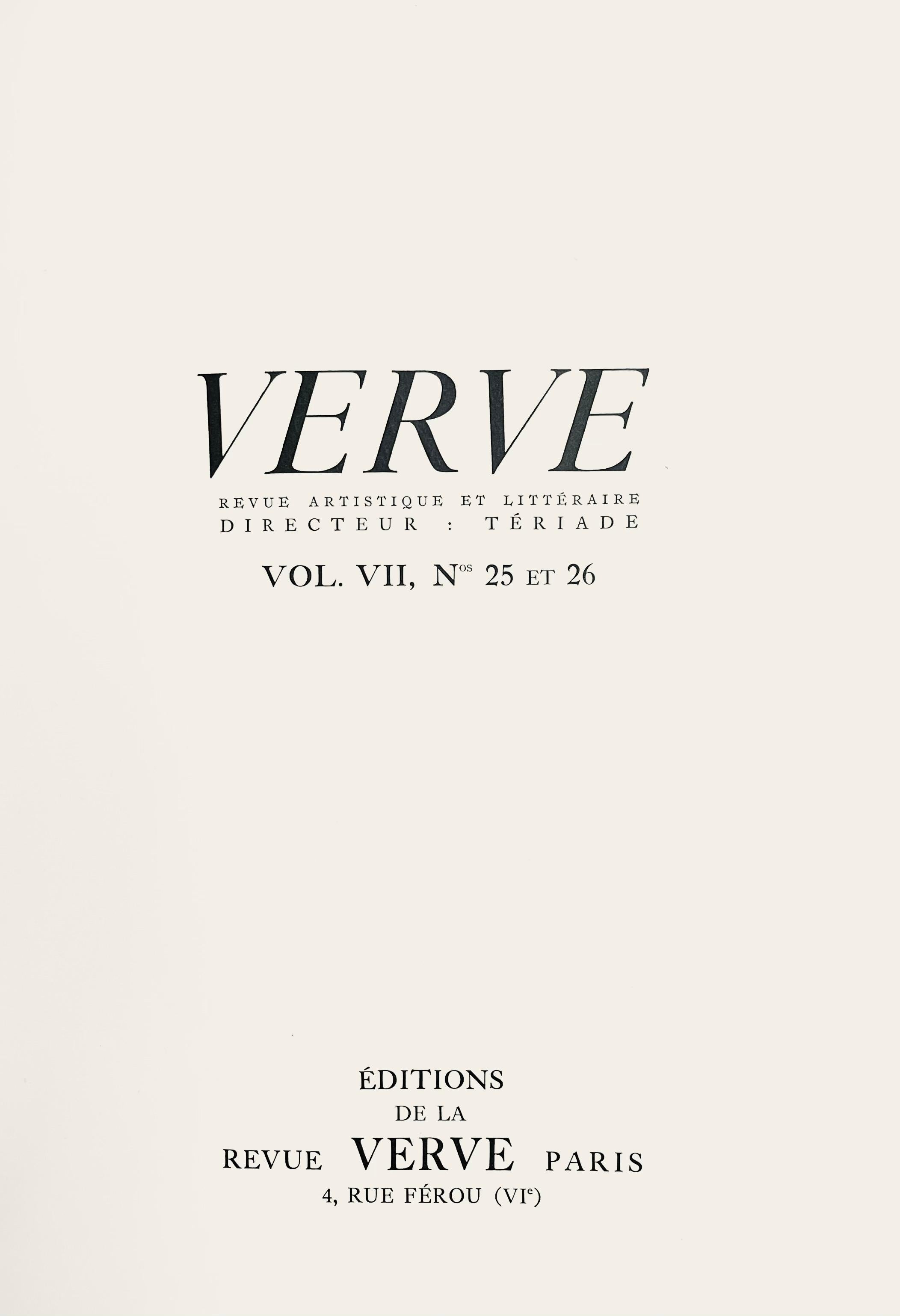 Komposition, Verve: Revue Artistique et Littéraire im Angebot 2