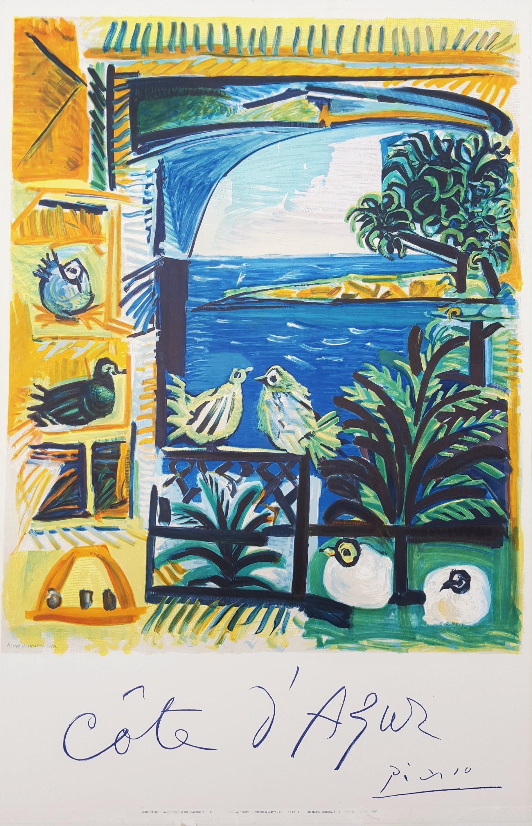 Pablo Picasso Landscape Print - Côte d'Azur