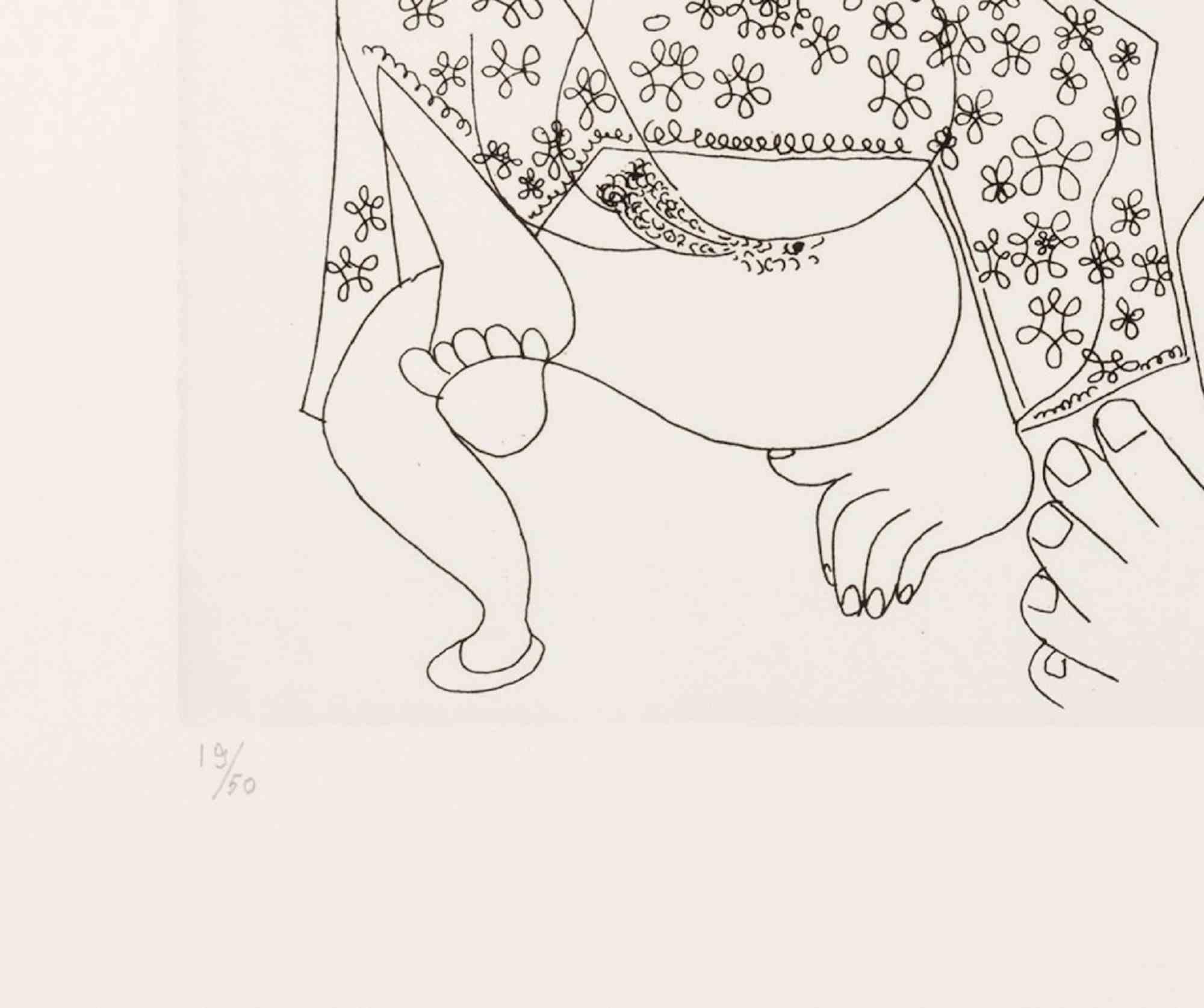 11 Mai 1970 - Etching by Pablo Picasso - 1970 1