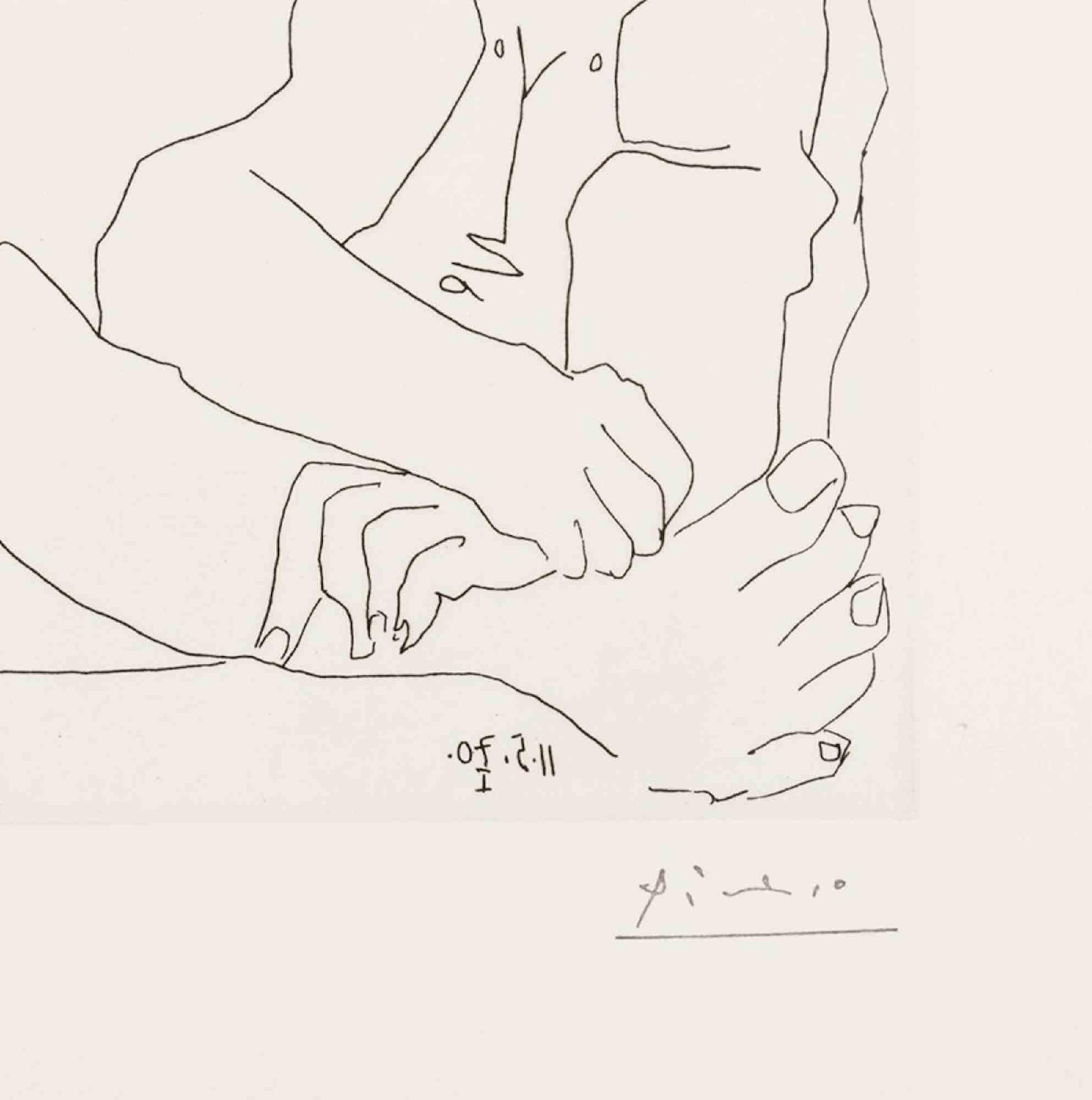11 Mai 1970 - Etching by Pablo Picasso - 1970 2