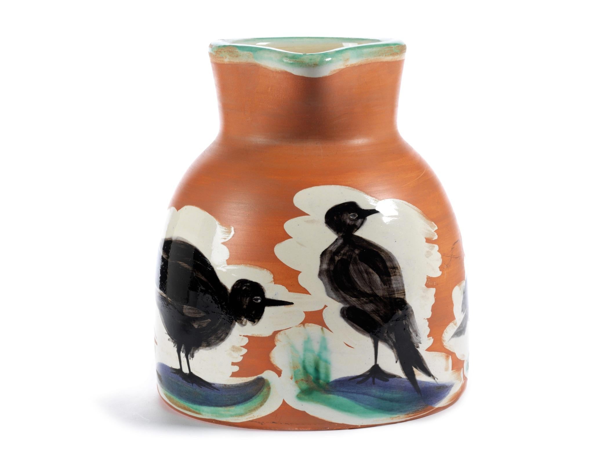 Cruche aux oiseaux (A.R. 456), Pablo Picasso, Design, Ceramica, Madoura, Limited in vendita 2