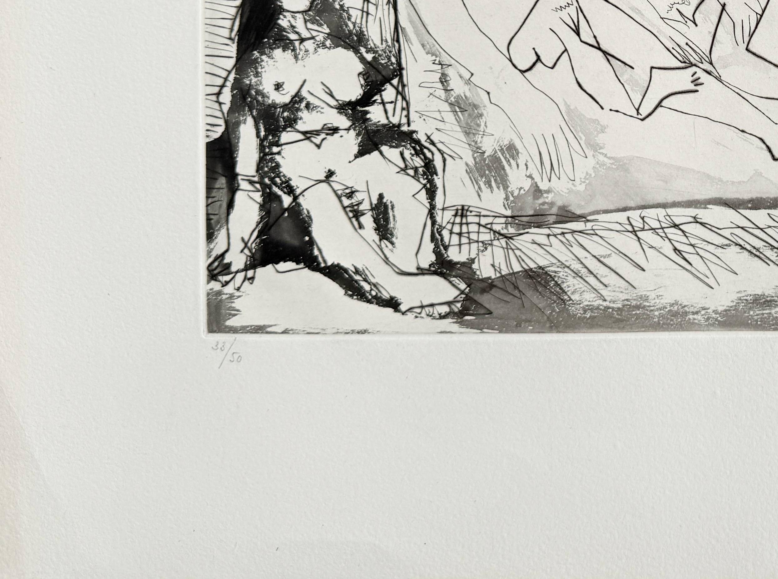 En el taller - Print Moderno de Pablo Picasso