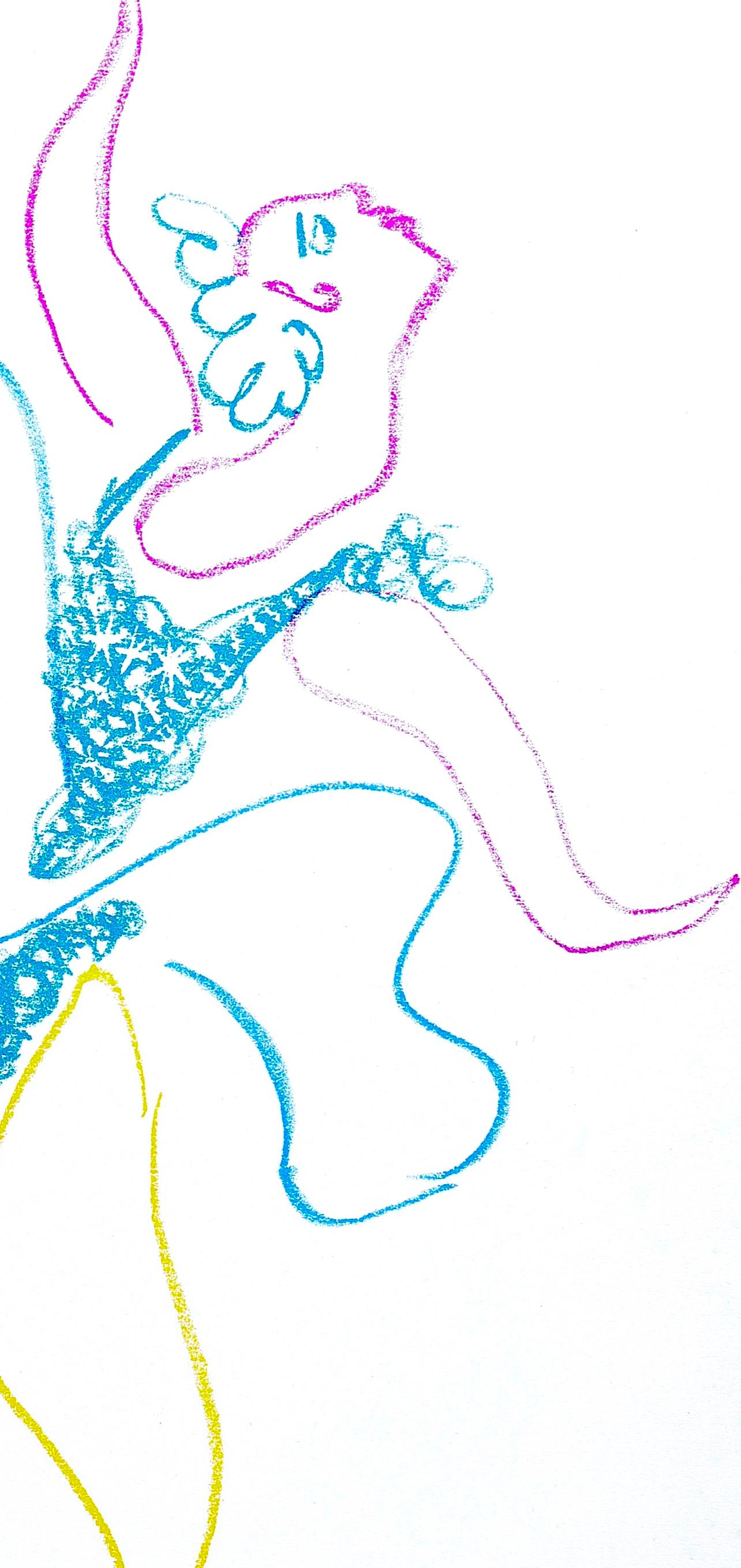 Danseuse (Cramer 68 ; Reuße 656 ; Mourlot 259), Le Ballet - Print de Pablo Picasso