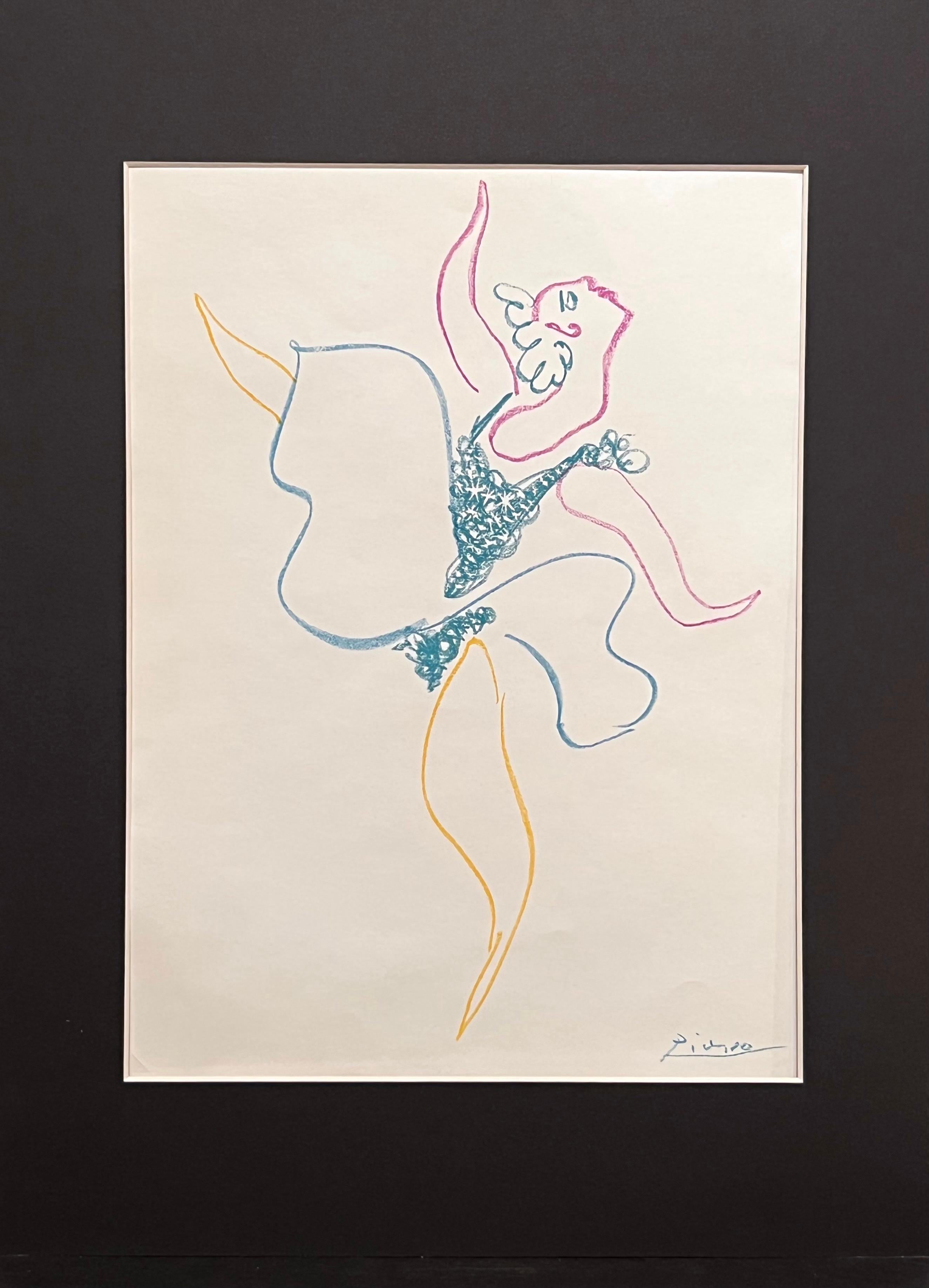 Danseuse - Print by Pablo Picasso