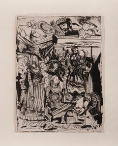 David et Bethsabée (d'après Lucas Cranach) II (David et Bethsabée, d'après Lucas