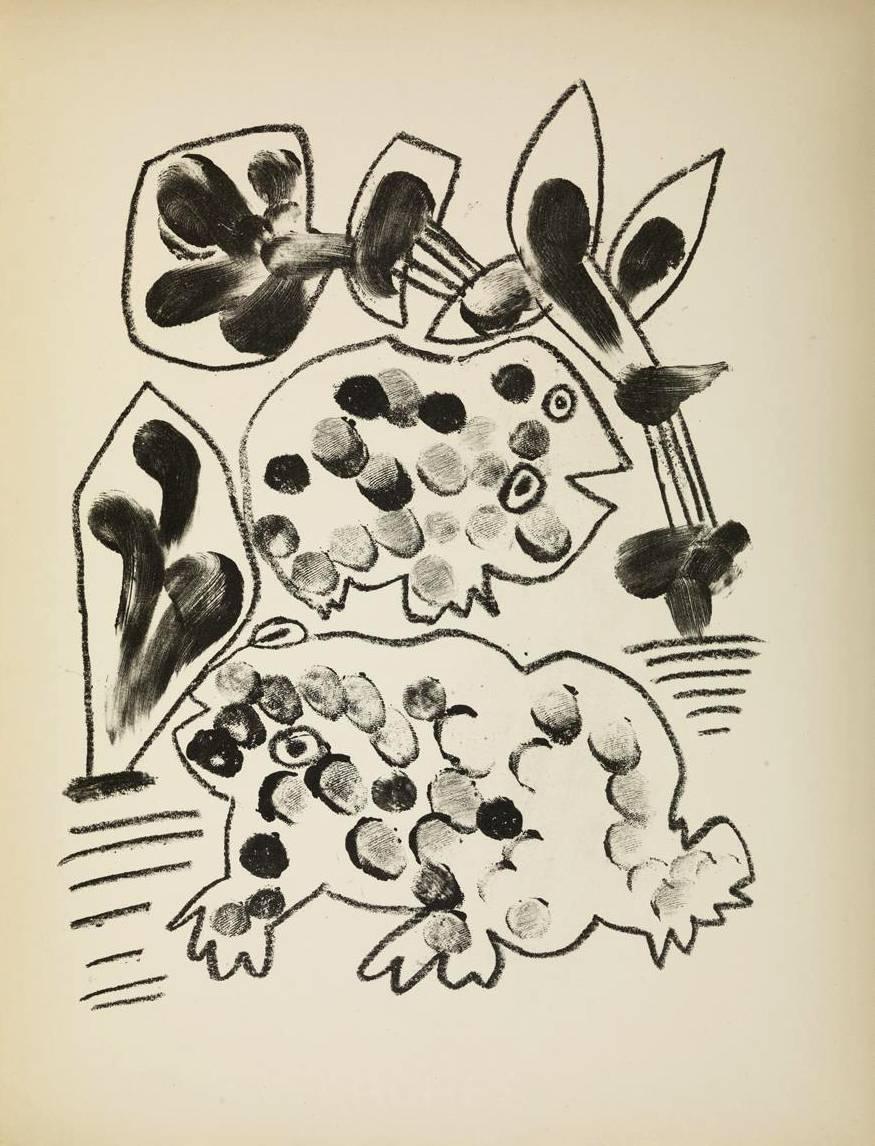 Pablo Picasso Print - De mémoir d'homme, , Planche II