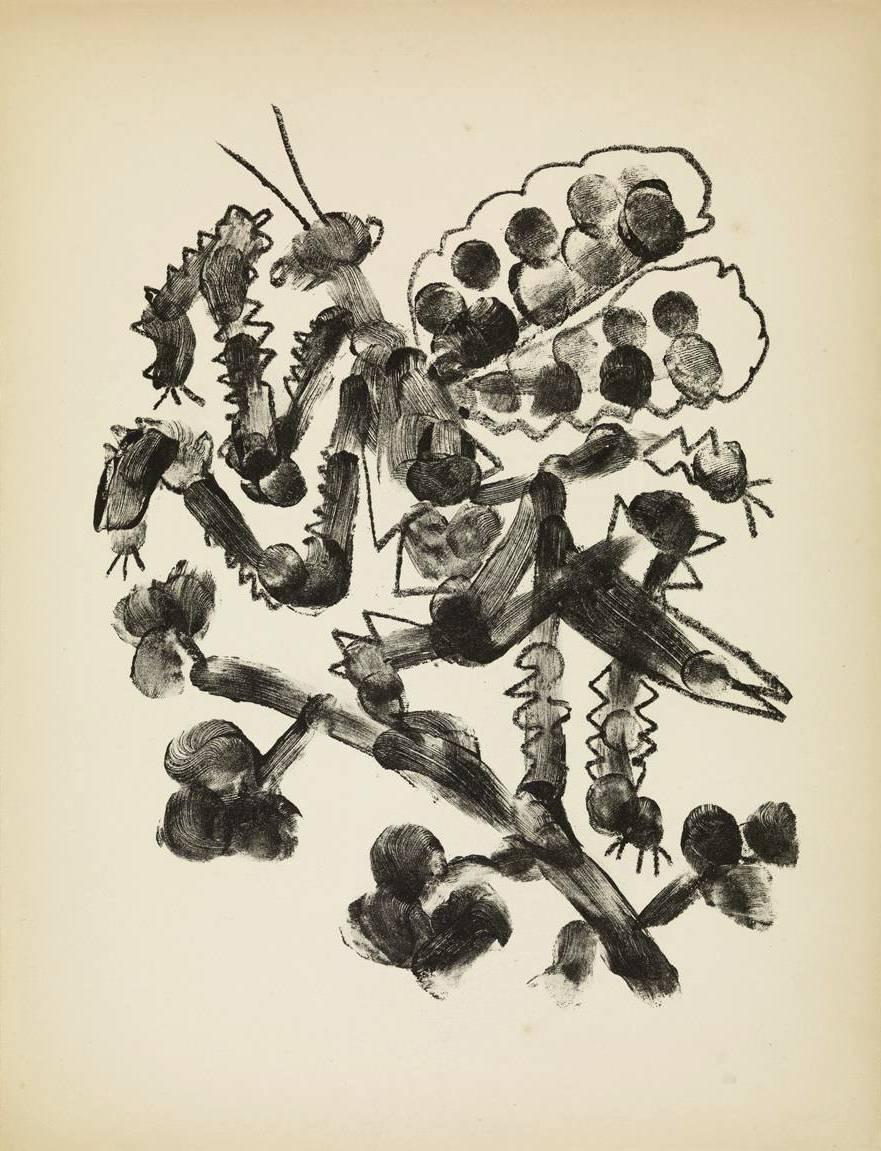 Pablo Picasso Print - De mémoir d'homme, Planche VII
