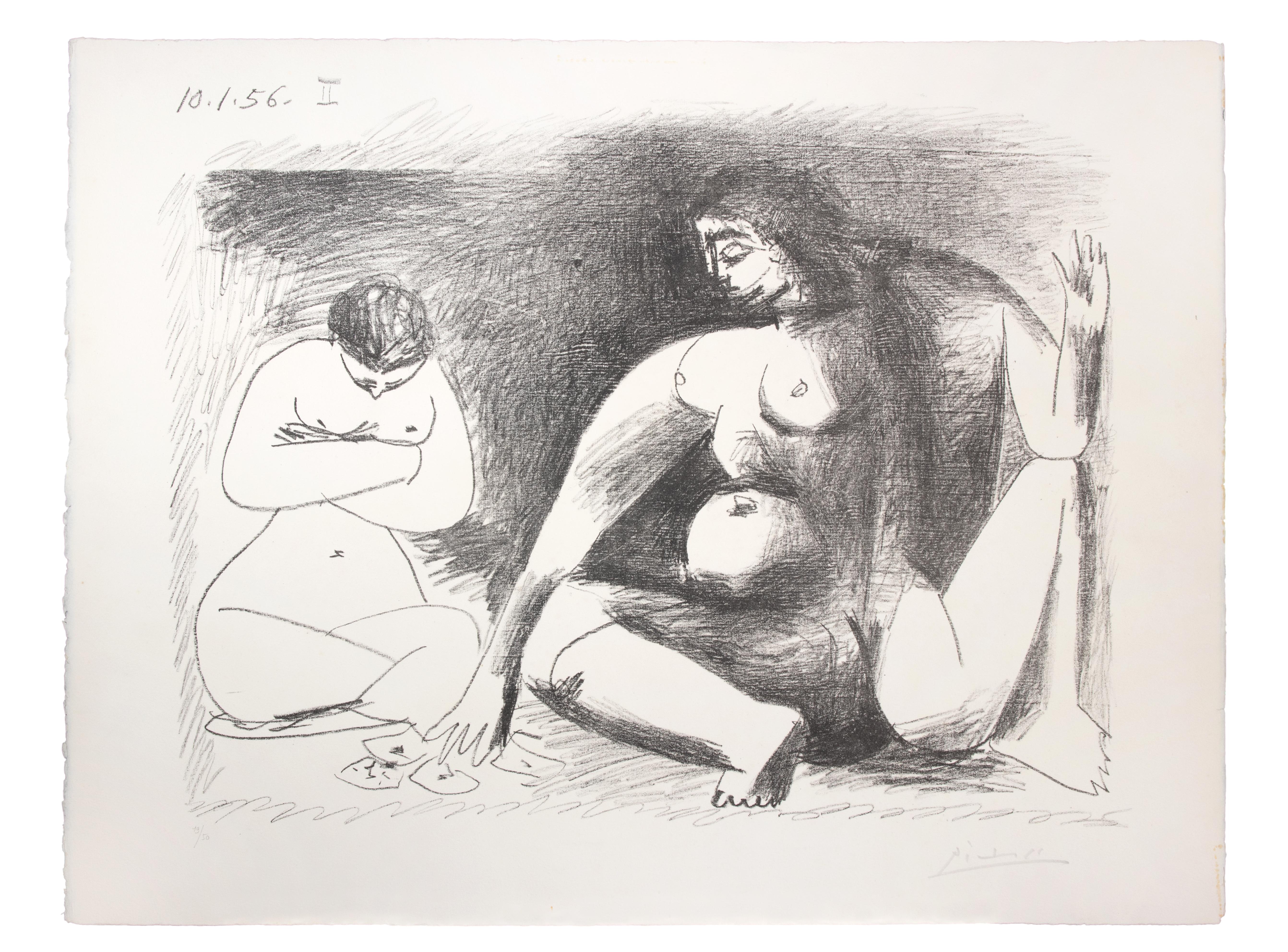 Realized by Picasso in 1956. Lithograph on Arches Paper. 
Hand Signed and numbered.
Edition of 19/50. 
Ref. Bloch n.790. 