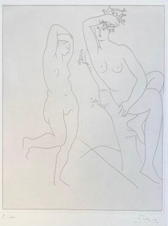 Deux Femmes nues dans un Arbre