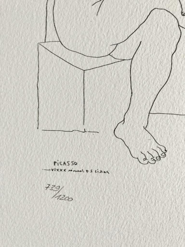 Deux Femmes (Suite Vollard Planche LXXX) - Print by Pablo Picasso