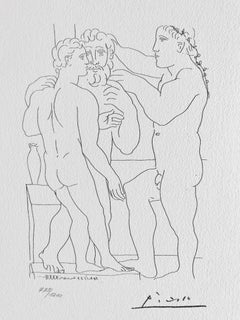 Deux Hommes sculptés (Suite Vollard Planche LII)