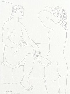 Picasso, Deux Modèles se regardant (after)