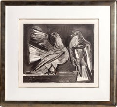 Deux Pigeons, litografía cubista de Pablo Picasso