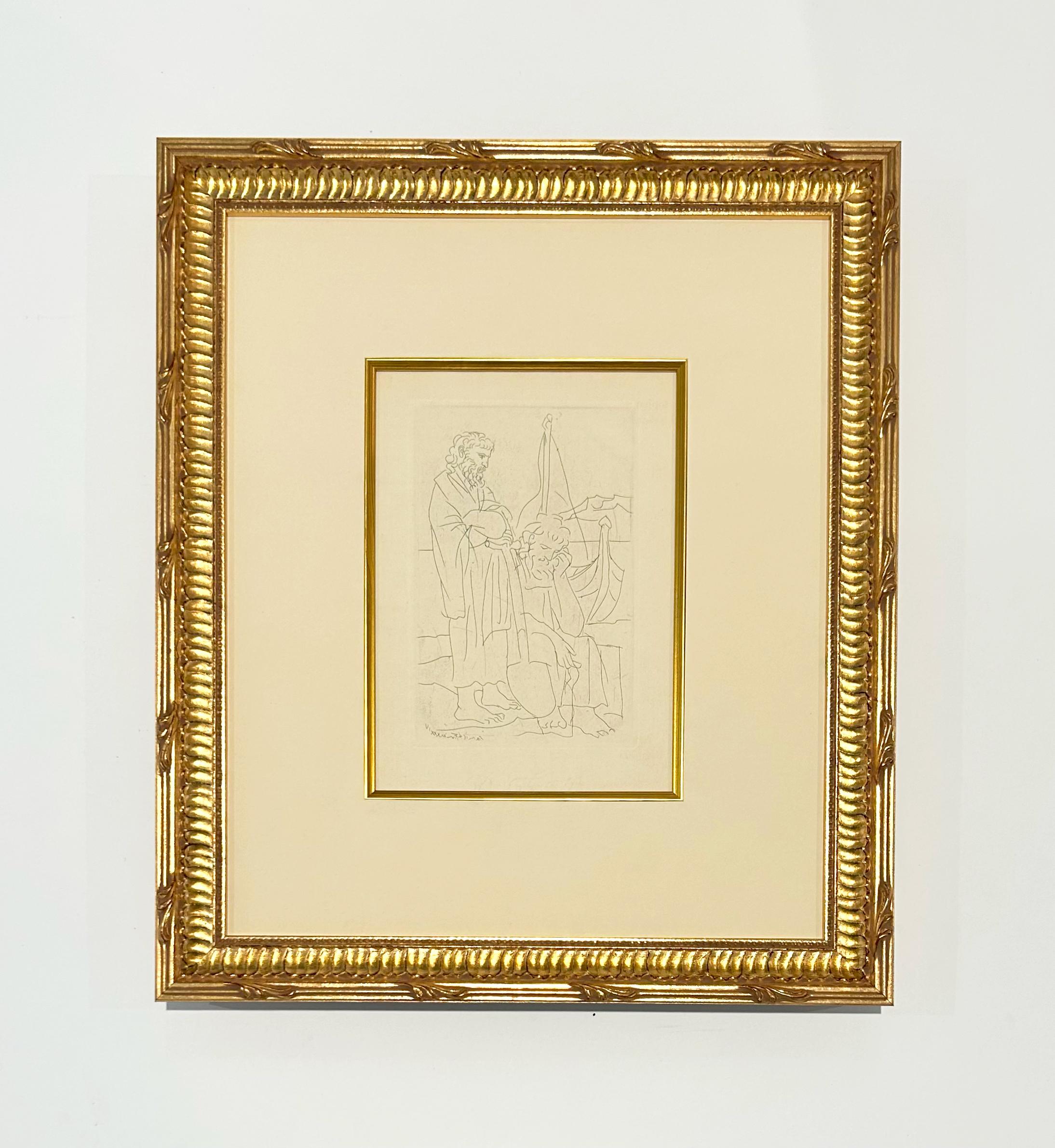 Deux Vieux au Bord de la Mer – Print von Pablo Picasso