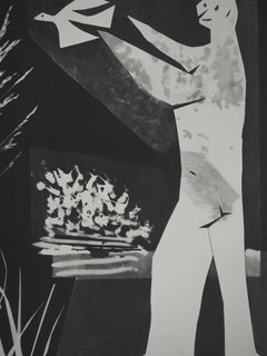 Diurnes : Birdman - Collotype et pochoir d'origine (Cramer #115)