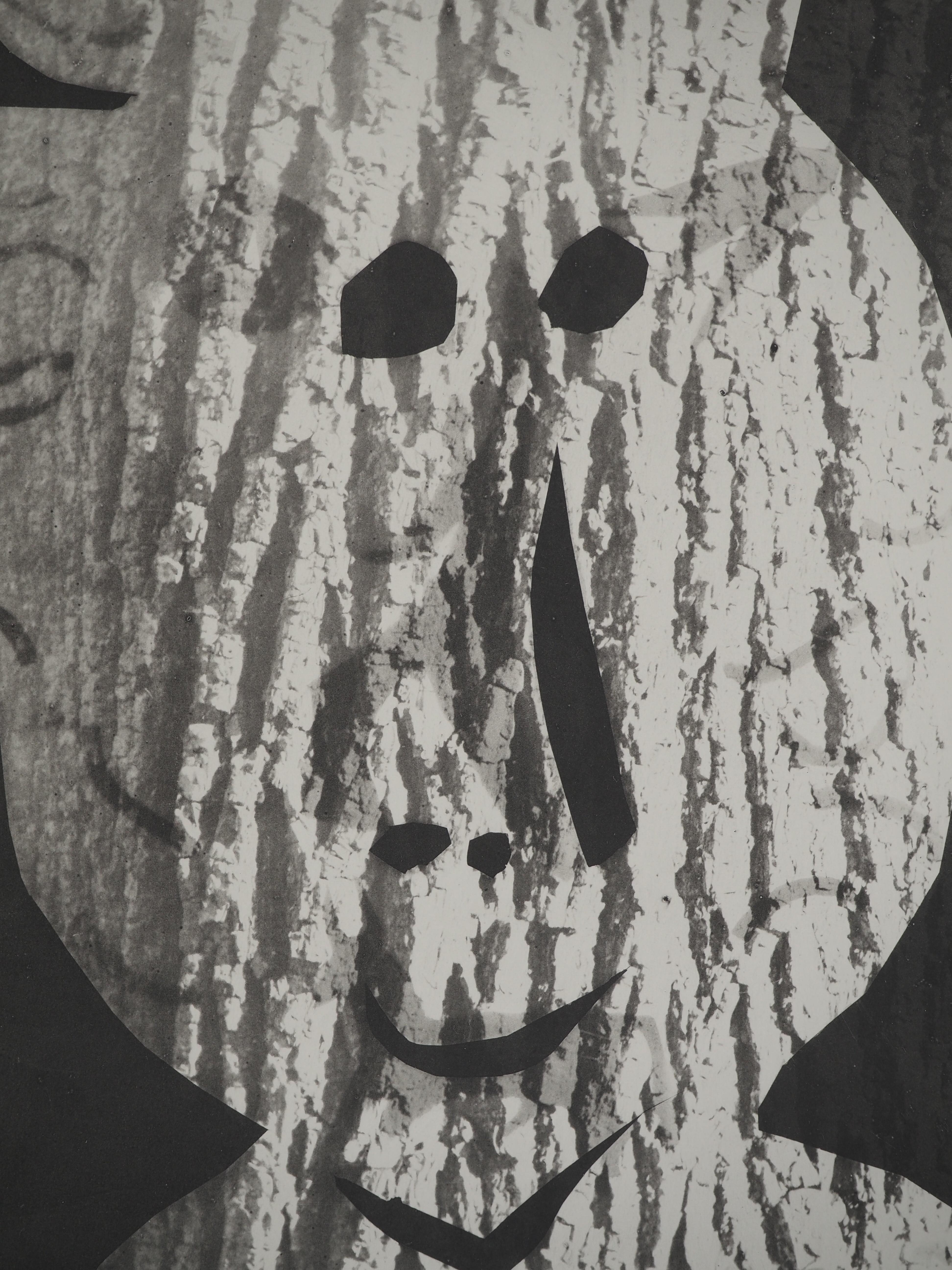 Diurnes: Mann aus einem Stück Holz – Original Collotype und Schablone (Cramer #115) – Print von Pablo Picasso