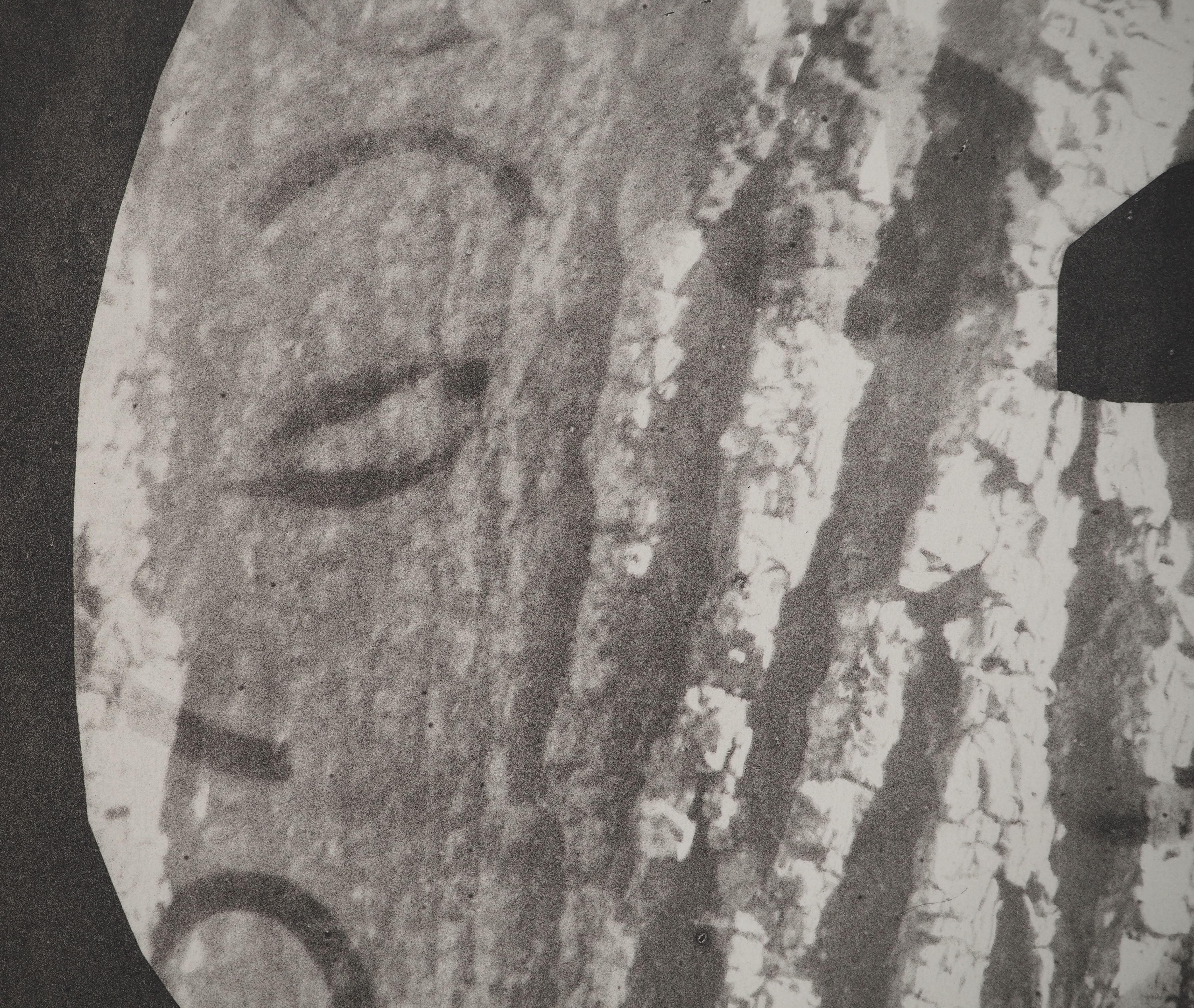 Diurnes: Mann aus einem Stück Holz – Original Collotype und Schablone (Cramer #115) (Moderne), Print, von Pablo Picasso