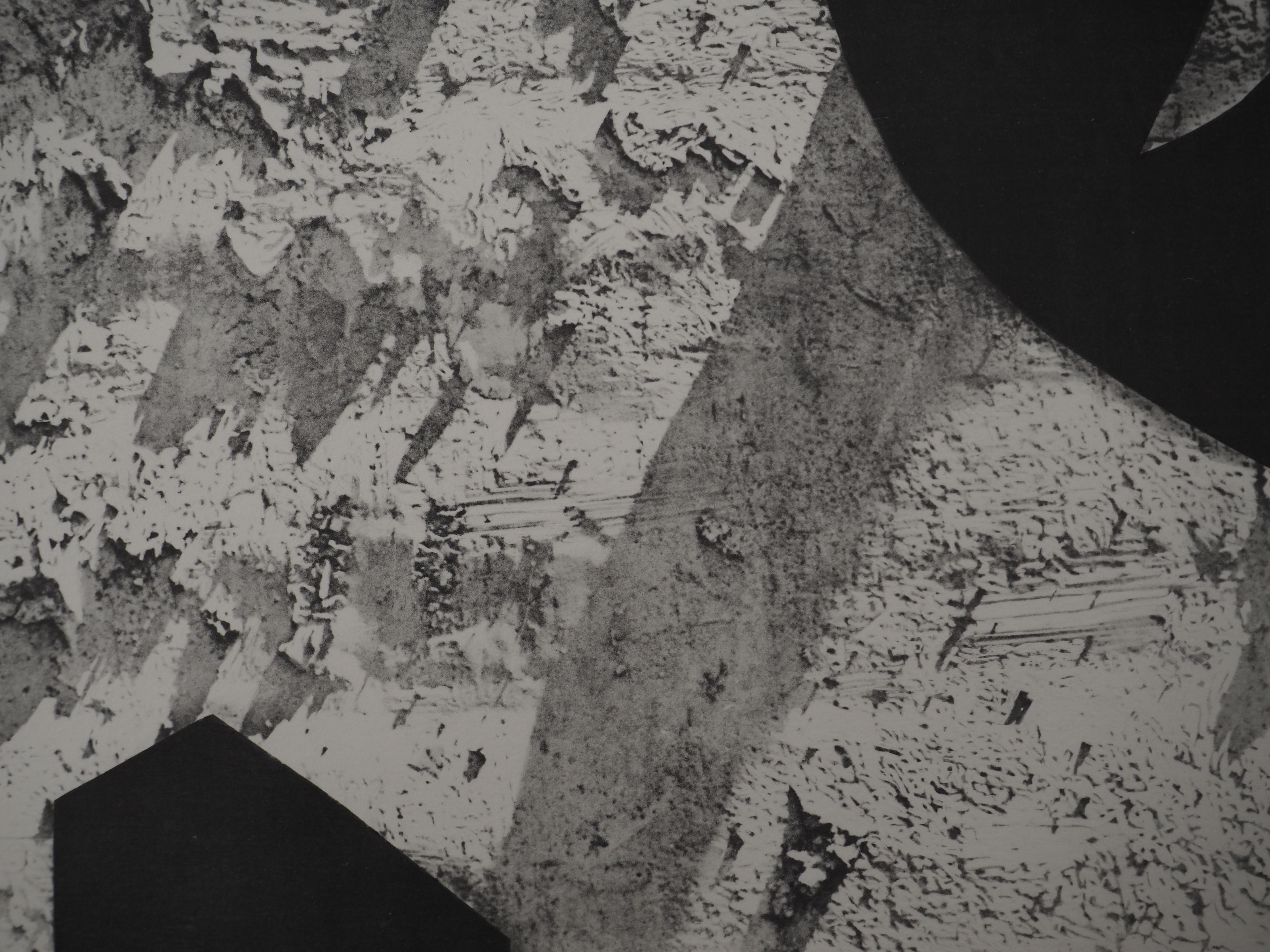 Diurnes: On the Rock – Original Collotype und Schablone (Cramer #115) (Schwarz), Figurative Print, von Pablo Picasso