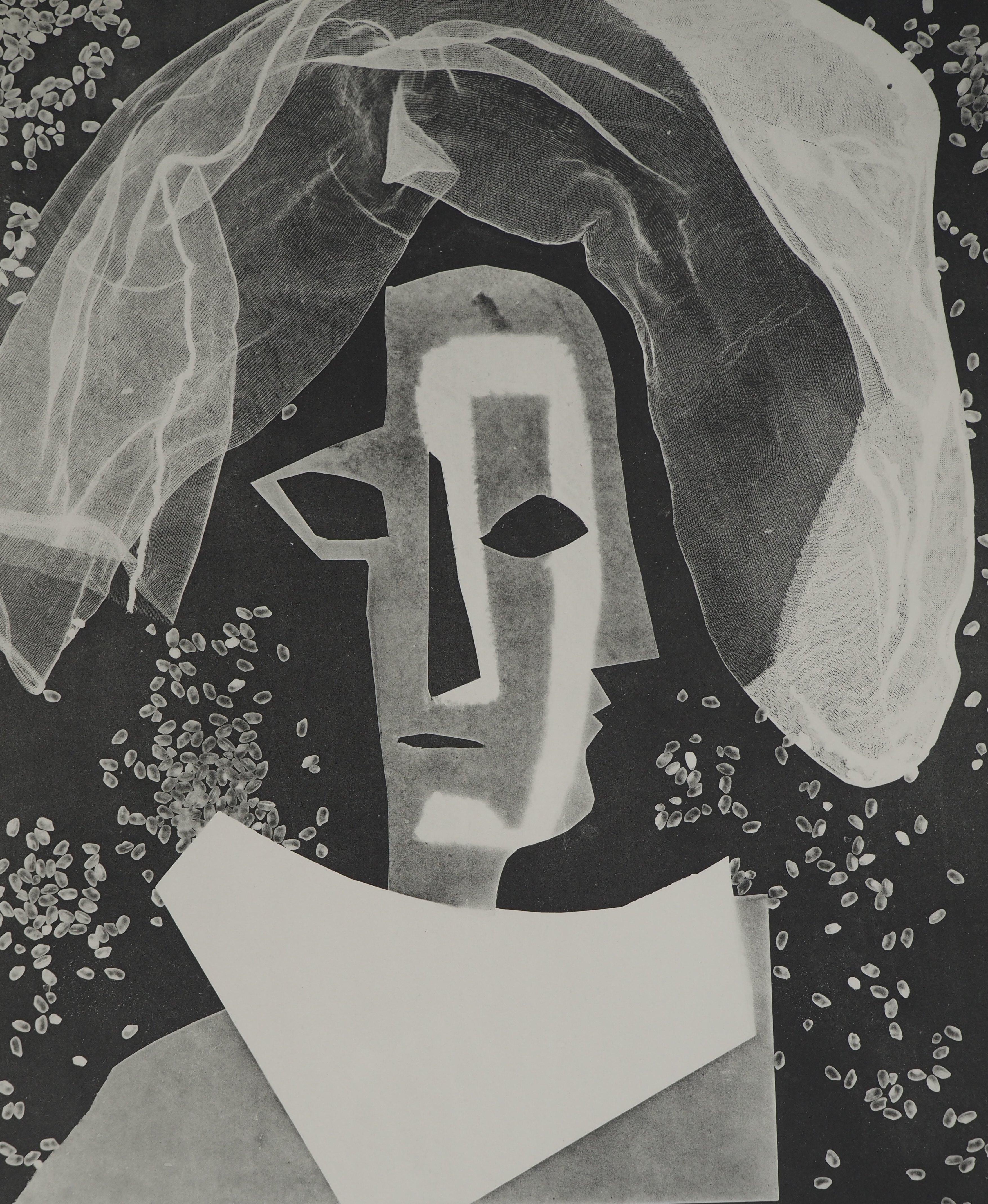 Diurnes: Die Braut – Original Collotyp und Schablone (Cramer#115) – Print von Pablo Picasso