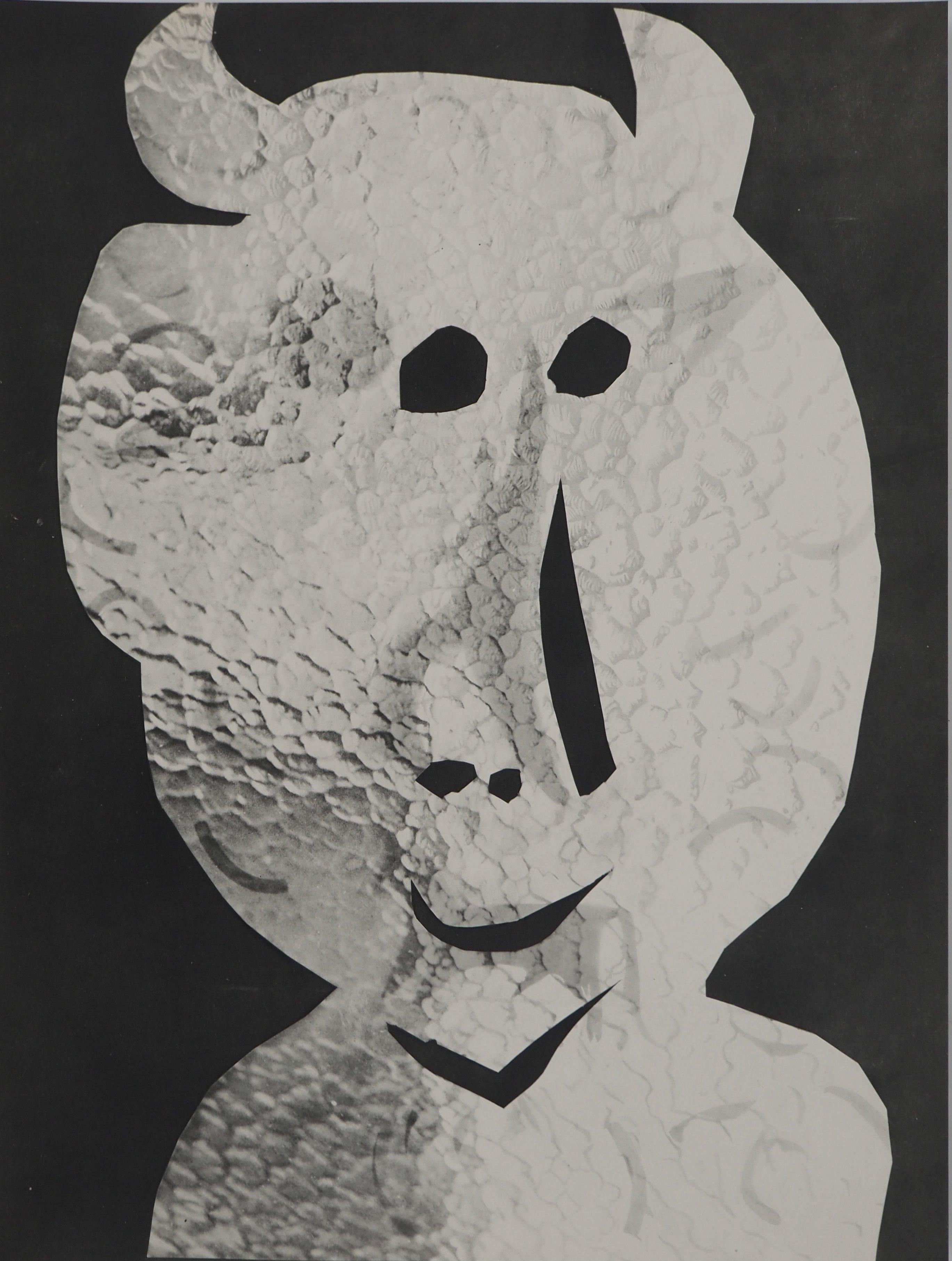 Figurative Print de Pablo Picasso - Diurnos:  El Sátiro - Colotipia original y plantilla (Cramer nº 115)