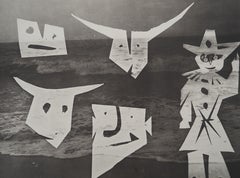 Diurnes : Toros et Magicien - Collotype et pochoir originaux (Cramer #115)