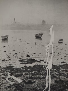 Diurnes : Woman By the Sea - Collotype et pochoir d'origine (Cramer #115)