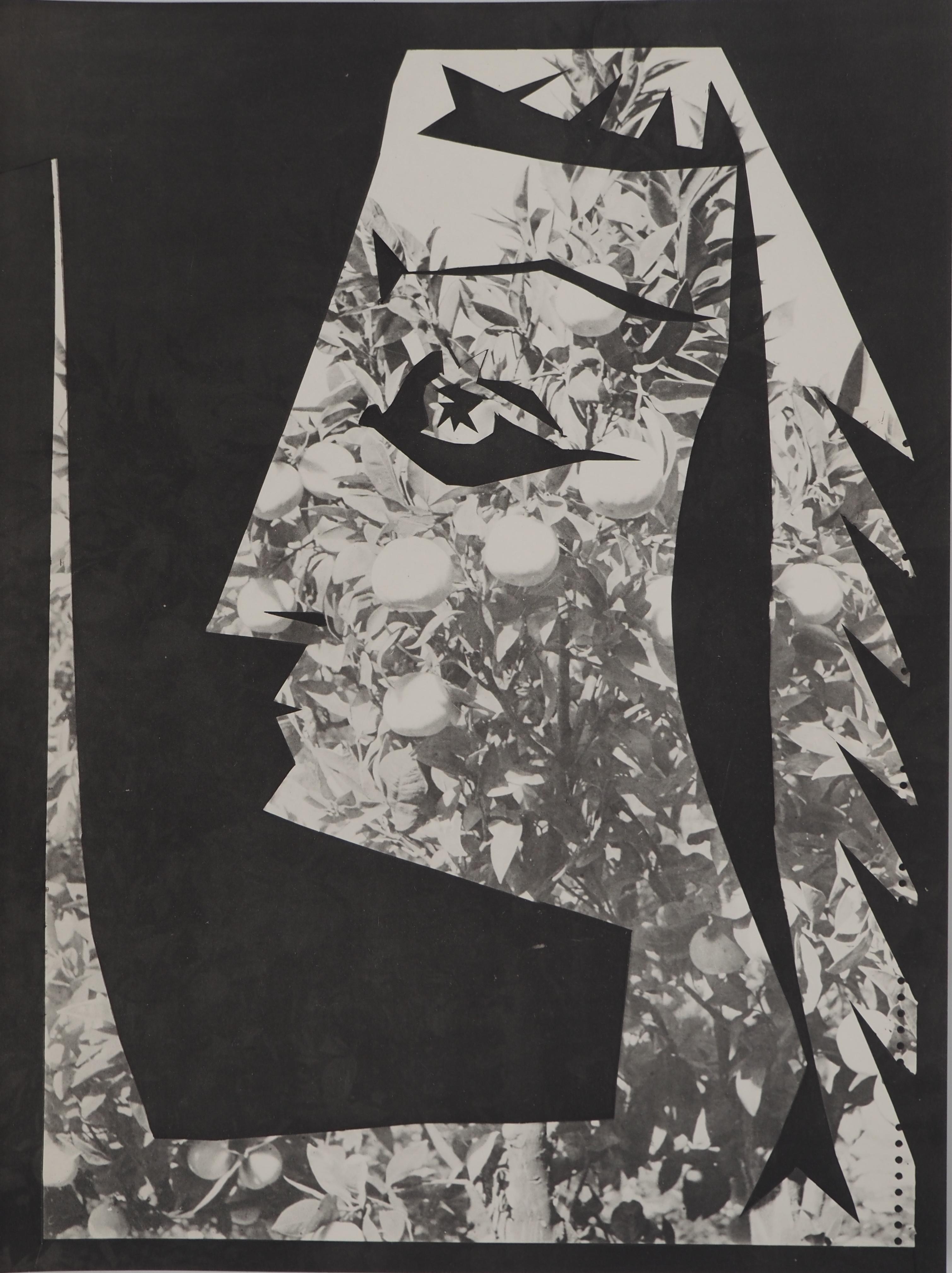 Diurnes: Woman in a Lemon Tree - Original Collotype and Stencil (Cramer #115)