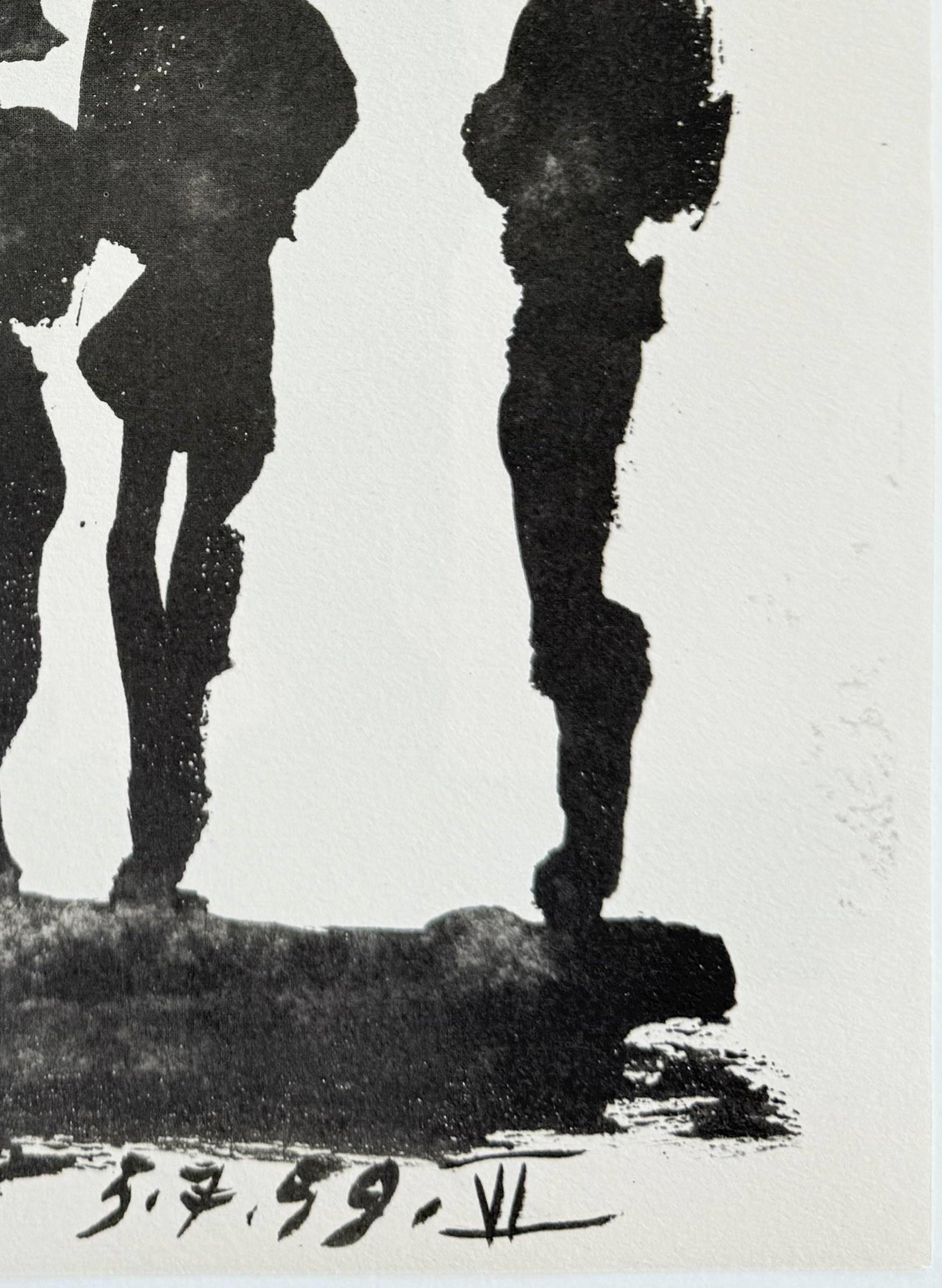 Pablo Picasso (1881-1973) - Don Quichote

Lithographie avec quadrochromie de 1961.

Dimensions de la feuille : 37,9 x 27 cm

Dimensions dans le cadre : 53,2 x 43,2 cm

Référence : Cramer 112 ; Orozco 151

Éditeur : Éditions Cercle d'Art,