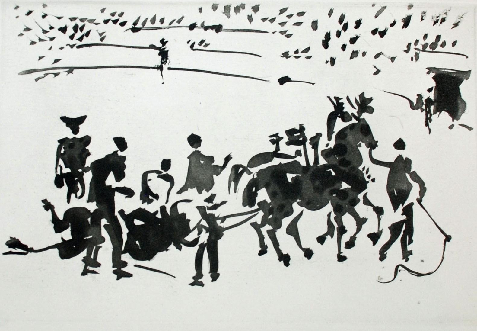 Pablo Picasso Animal Print - El Arrastre (Dragging of the Slain Bull)