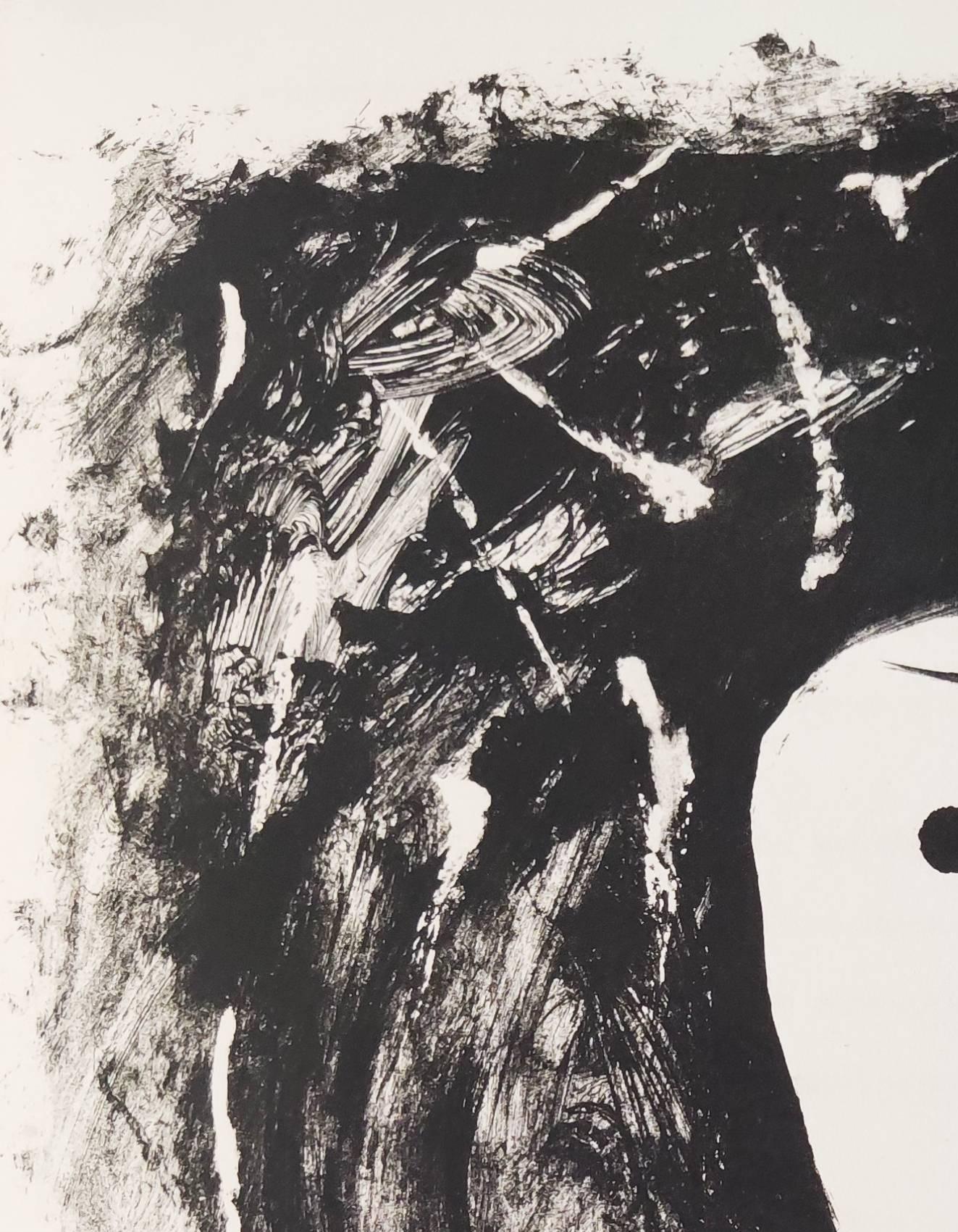 Élégie d'Ihpetonga, Masks of Ashes, Planche II - Print by Pablo Picasso