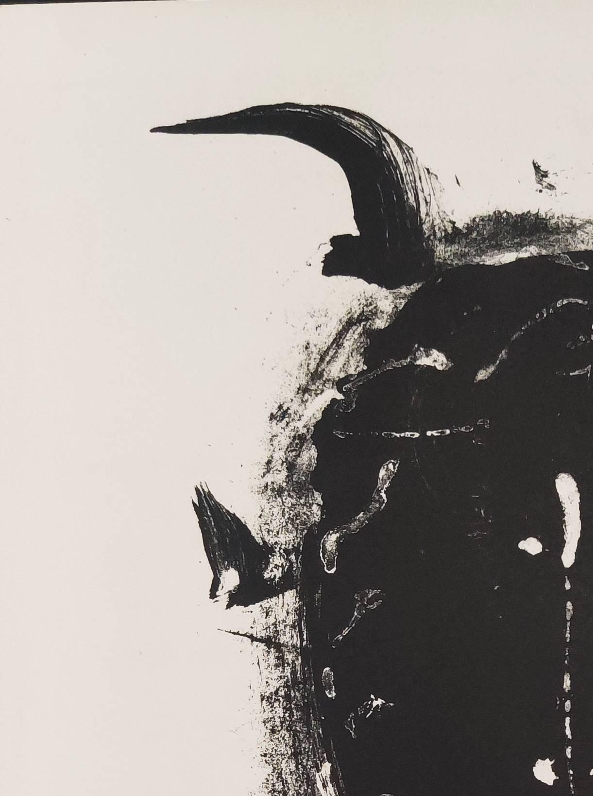 Élégie d'Ihpetonga, Masks of Ashes, Planche IV - Print by Pablo Picasso