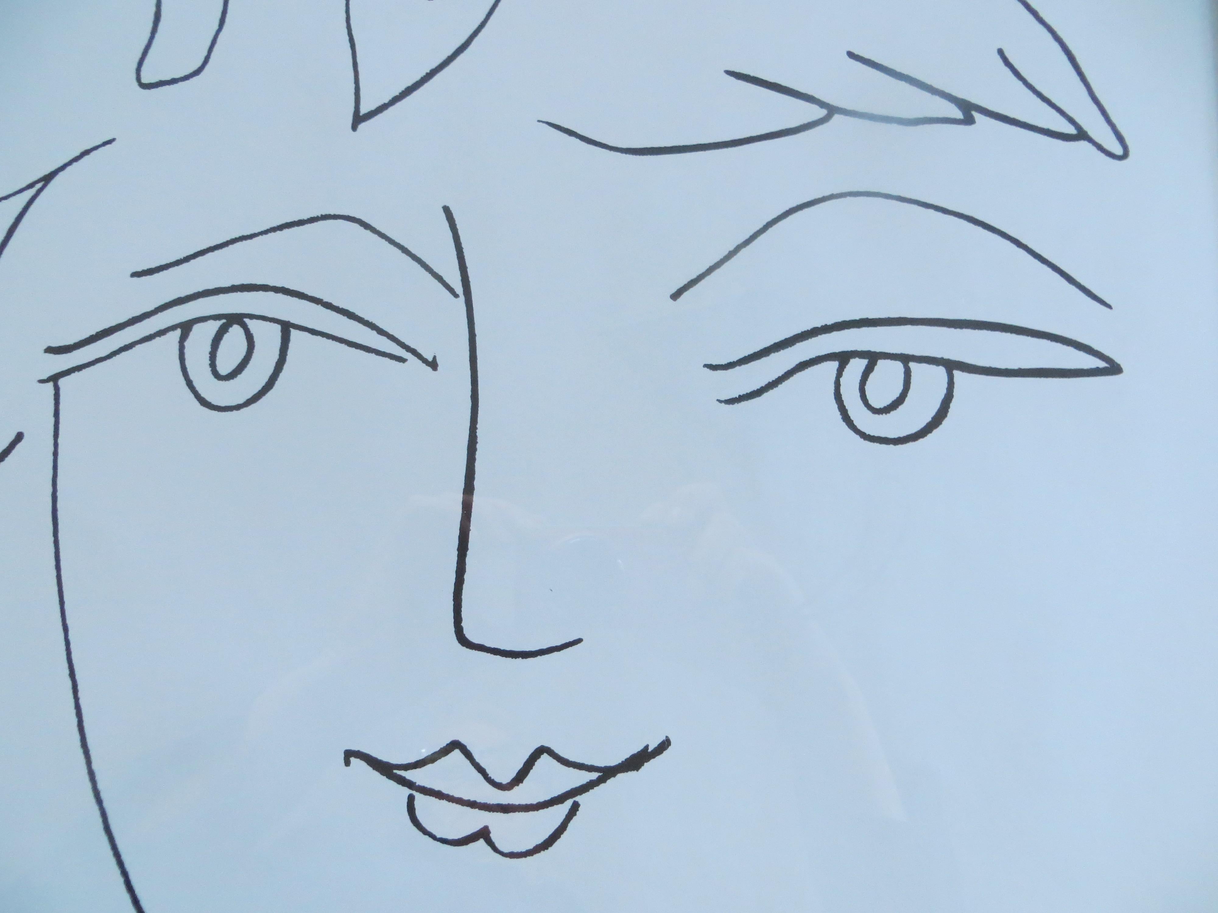 Eluard le visage de la paix After Picasso  1