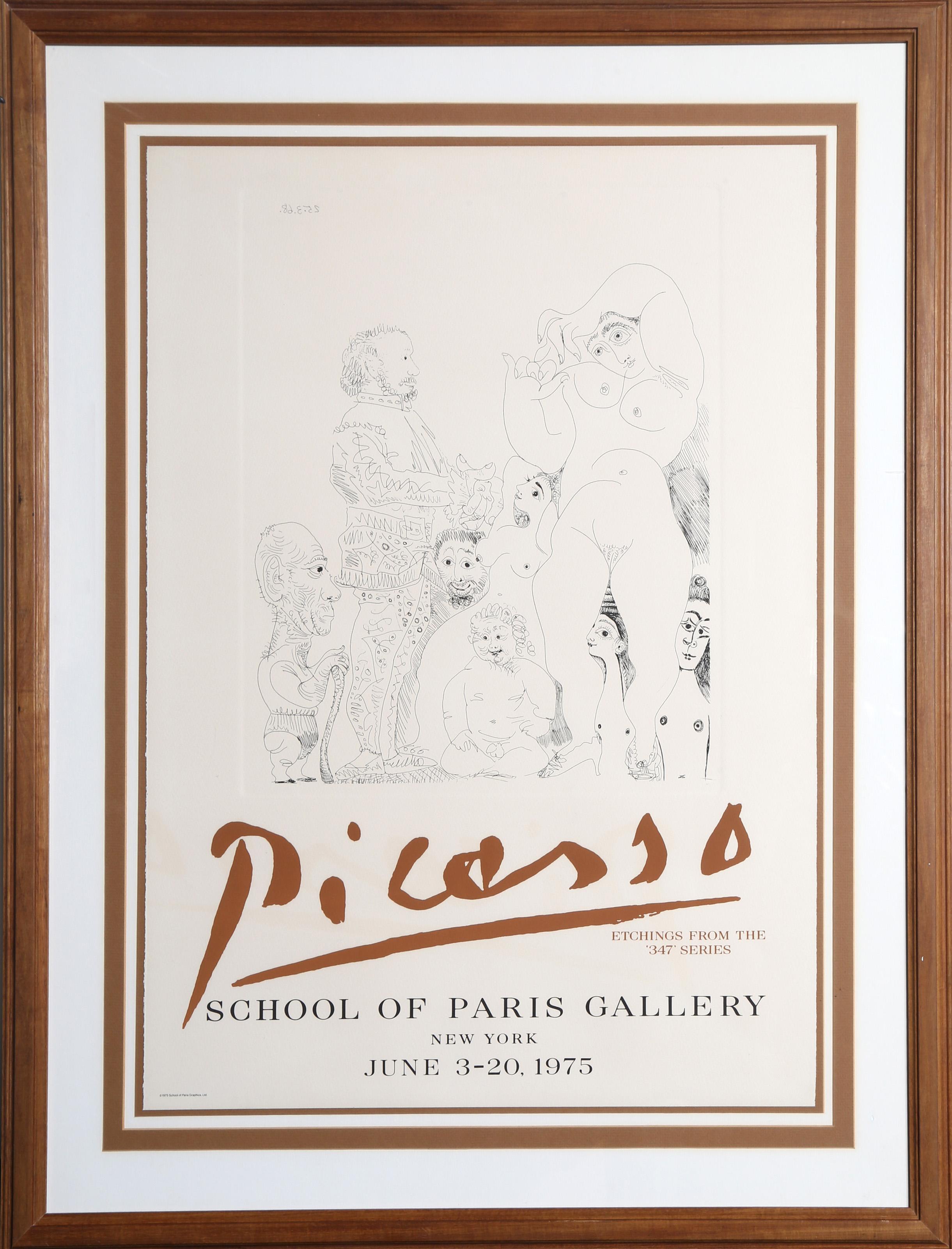 Acqueforti della serie 347, serigrafia cubista (after) Pablo Picasso